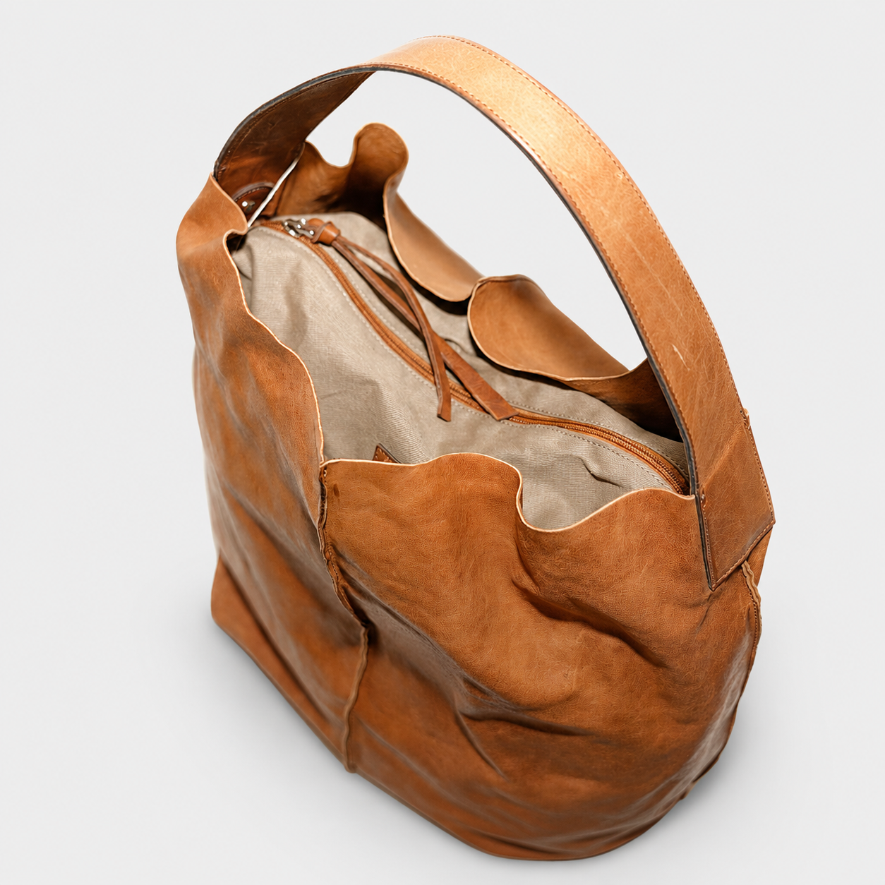 Soho Bags - Shopping Bag in Pelle Cuoio