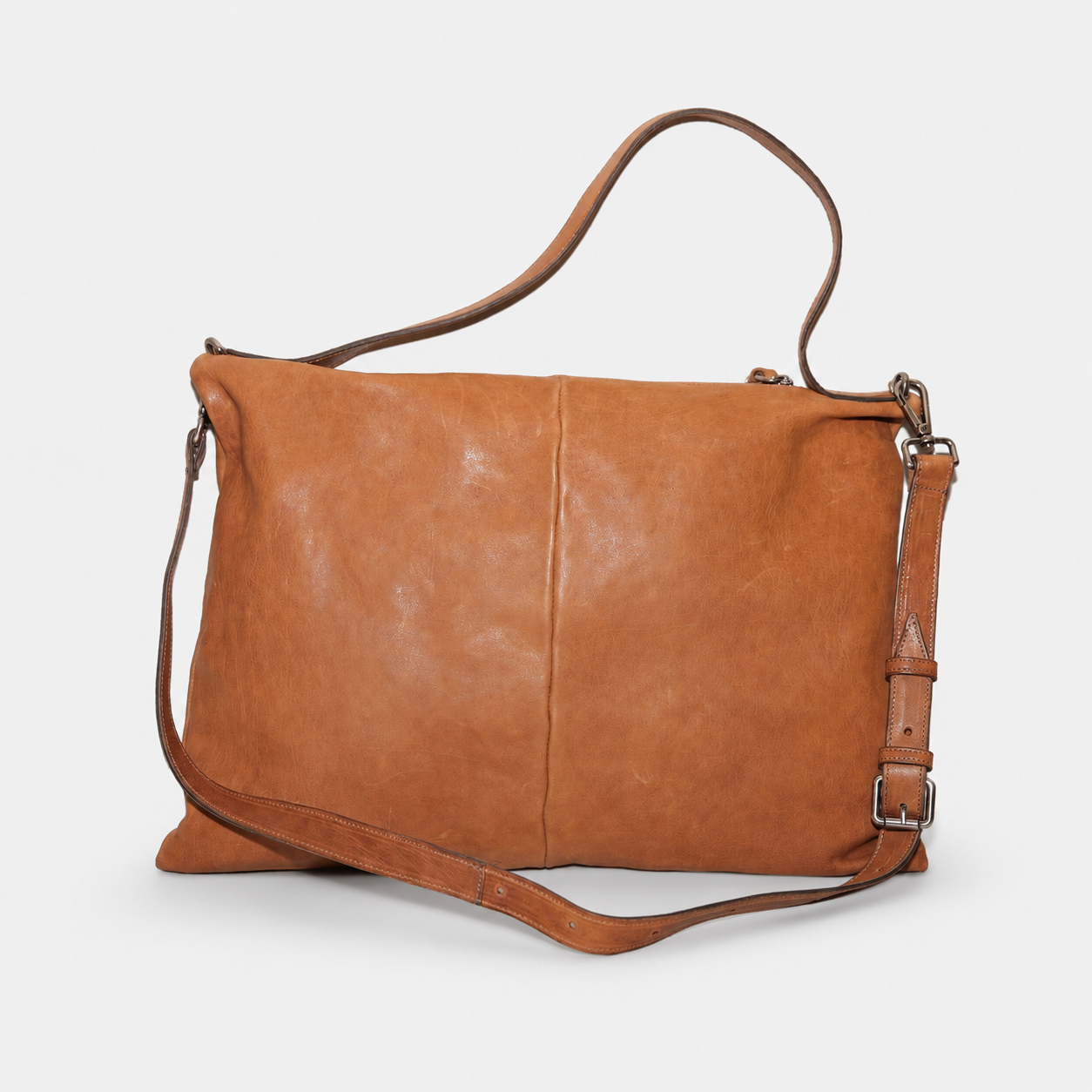 Soho Bags – Borsa Shopping in Pelle Traforata Cuoio