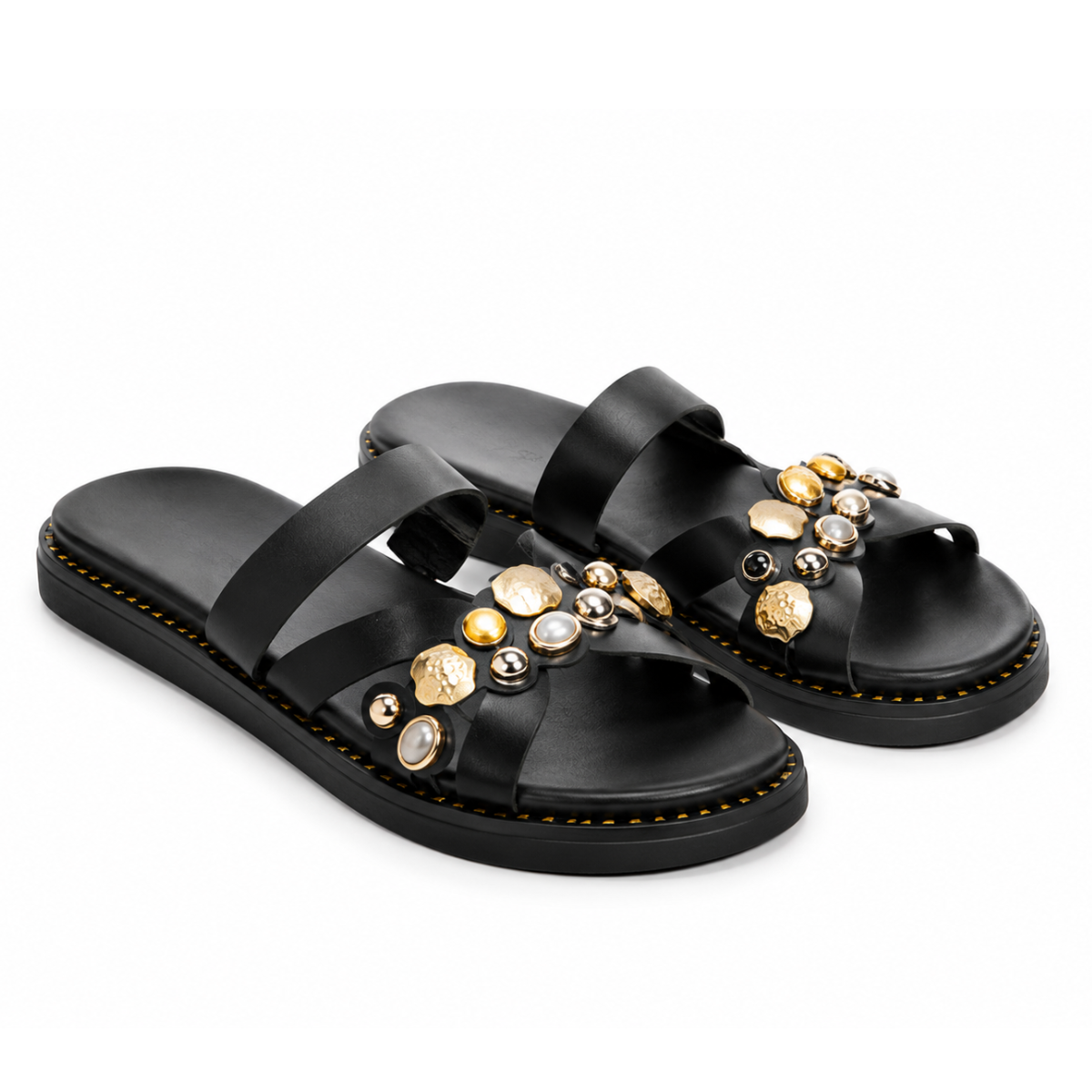 Caryatis - Sandalo Anastasia Black