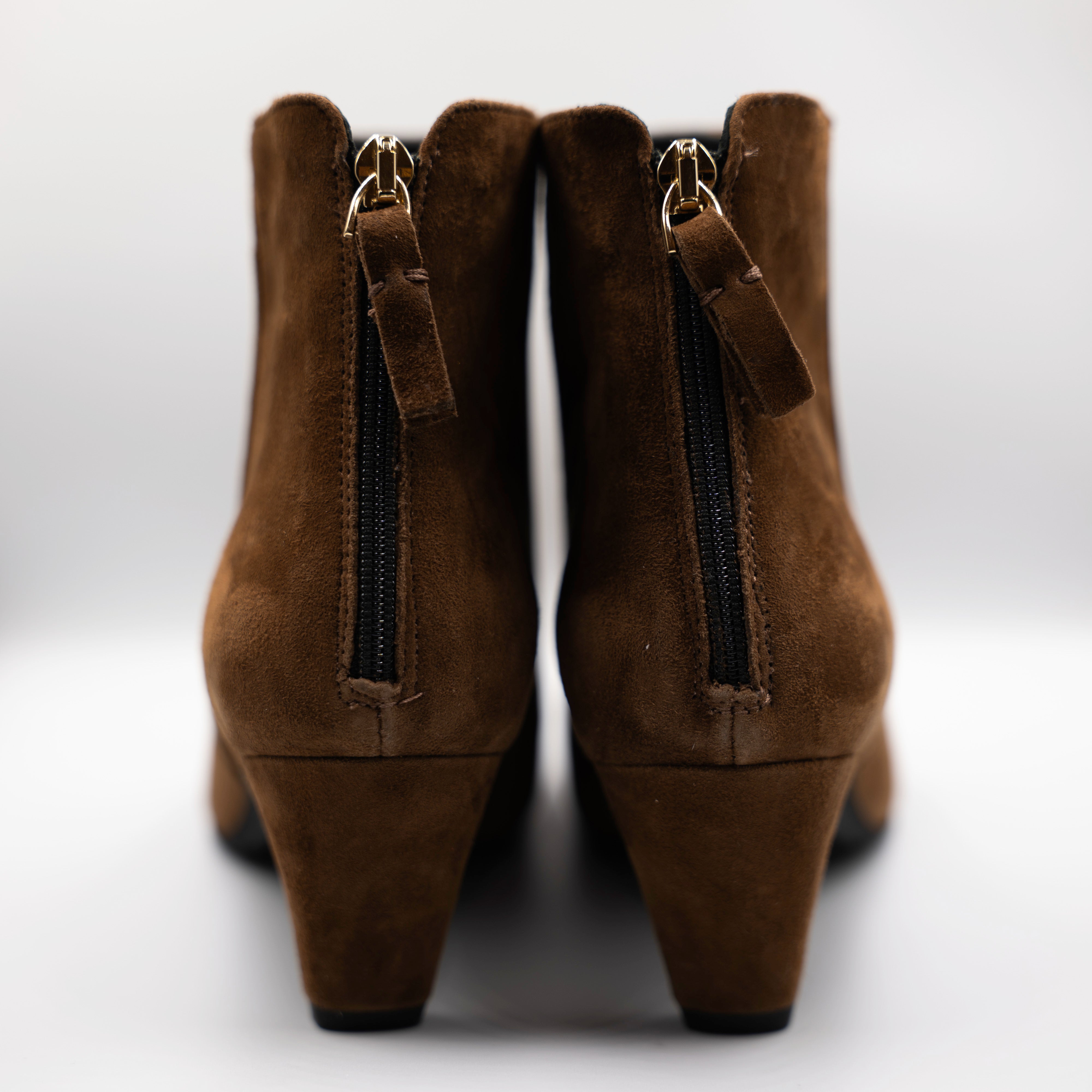 Eva Luna - Tronchetti in camoscio con zip