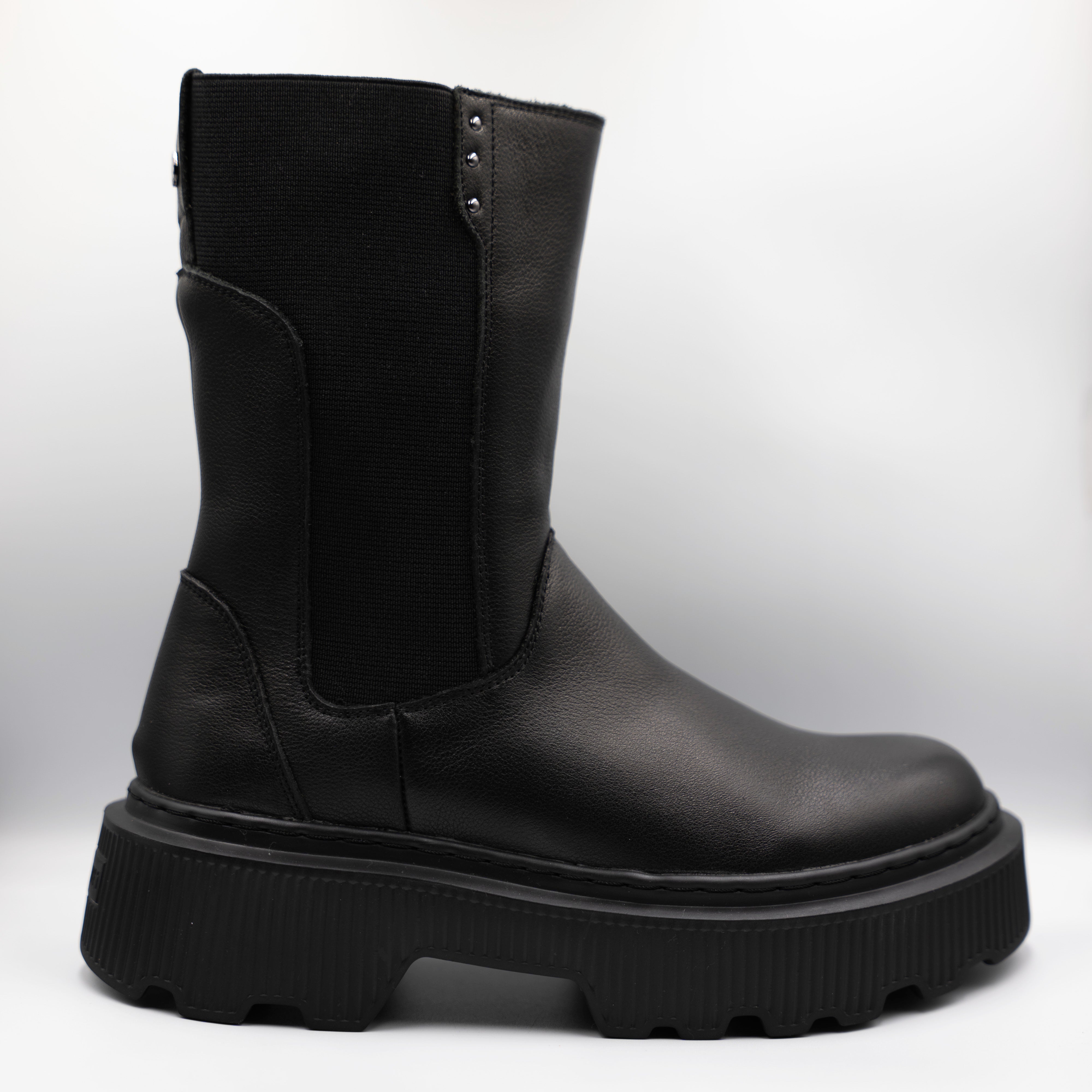 Janet&Janet - Stivaletti in pelle con elastici