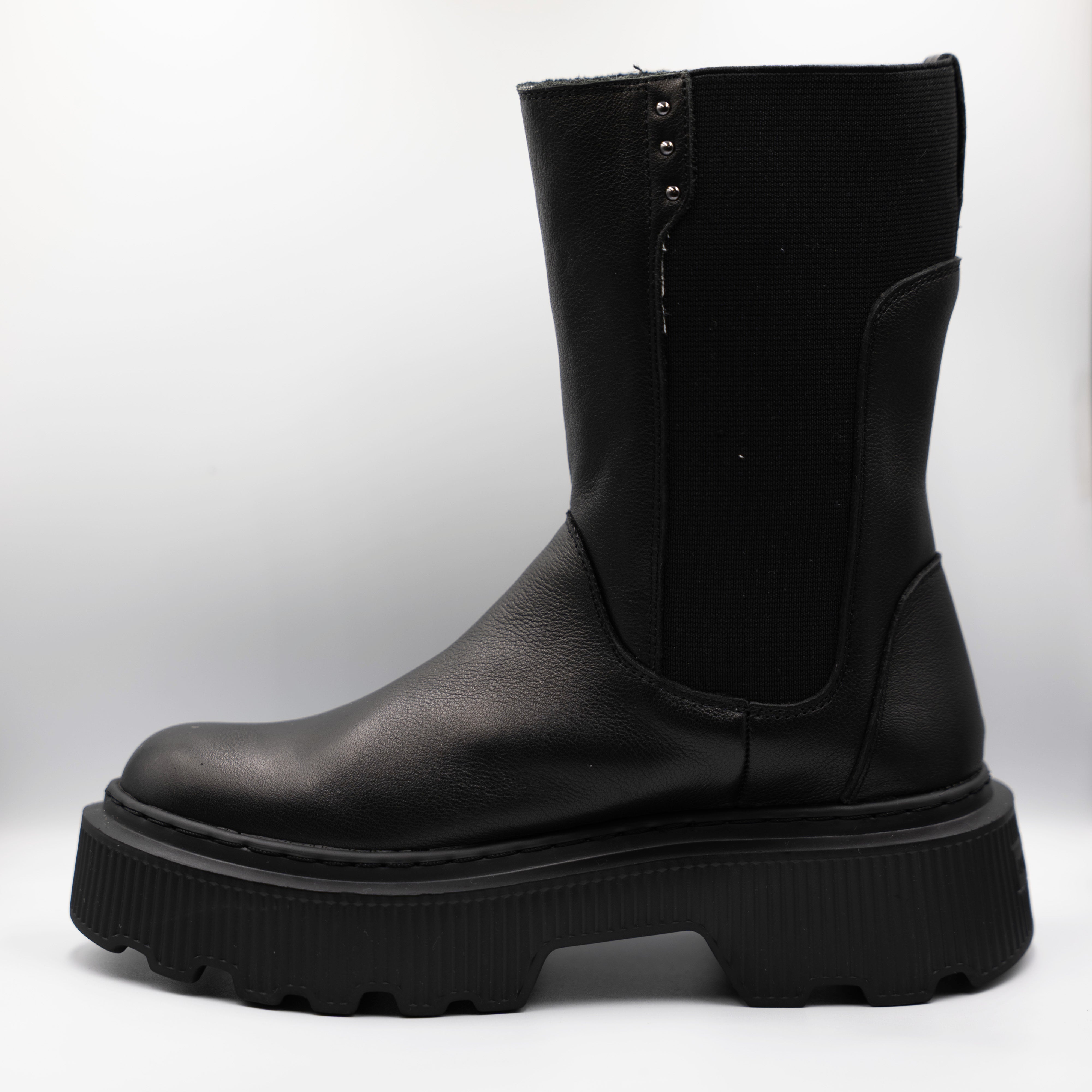 Janet&Janet - Stivaletti in pelle con elastici