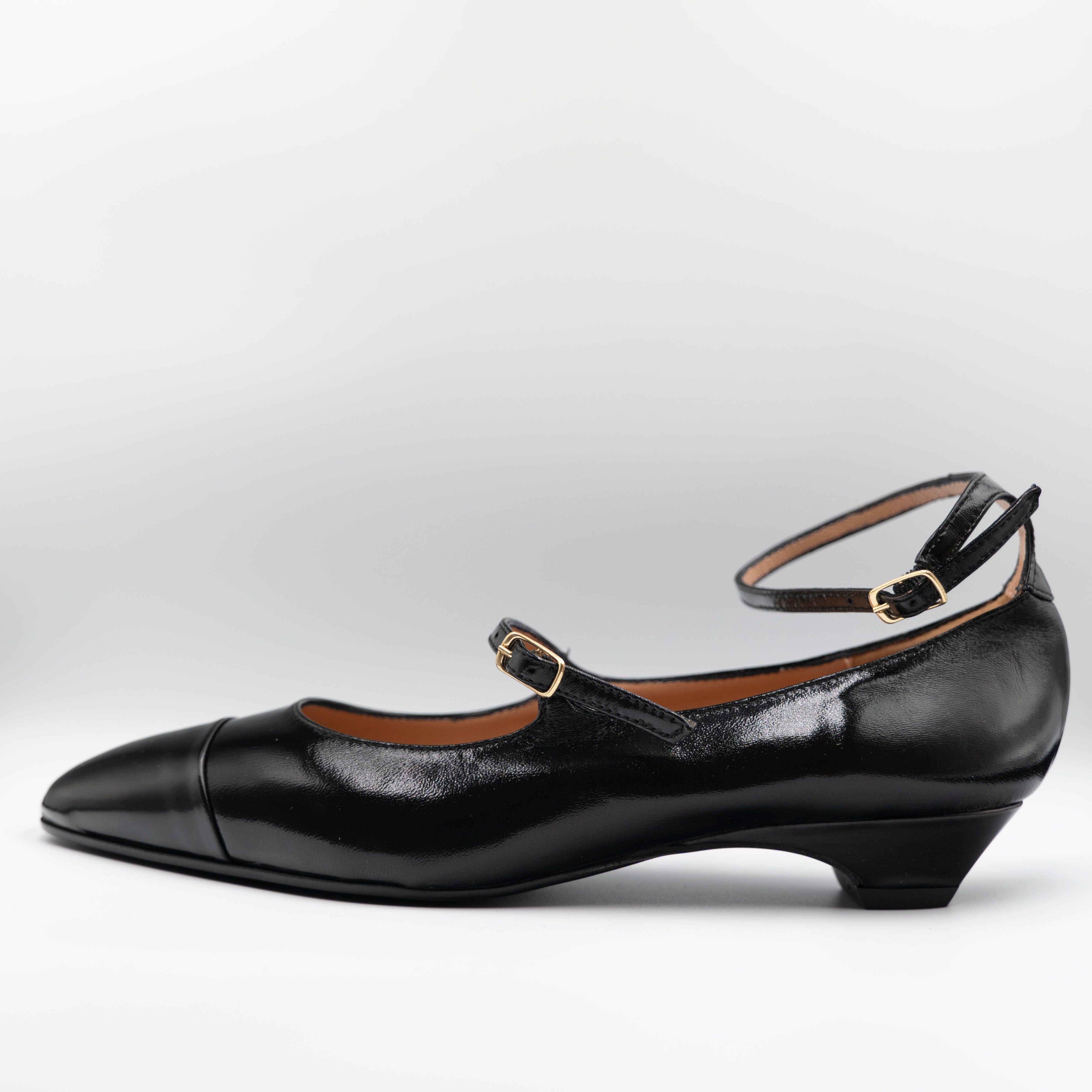 Calzaiuoli Toscani - Décolleté in pelle con il doppio cinturino