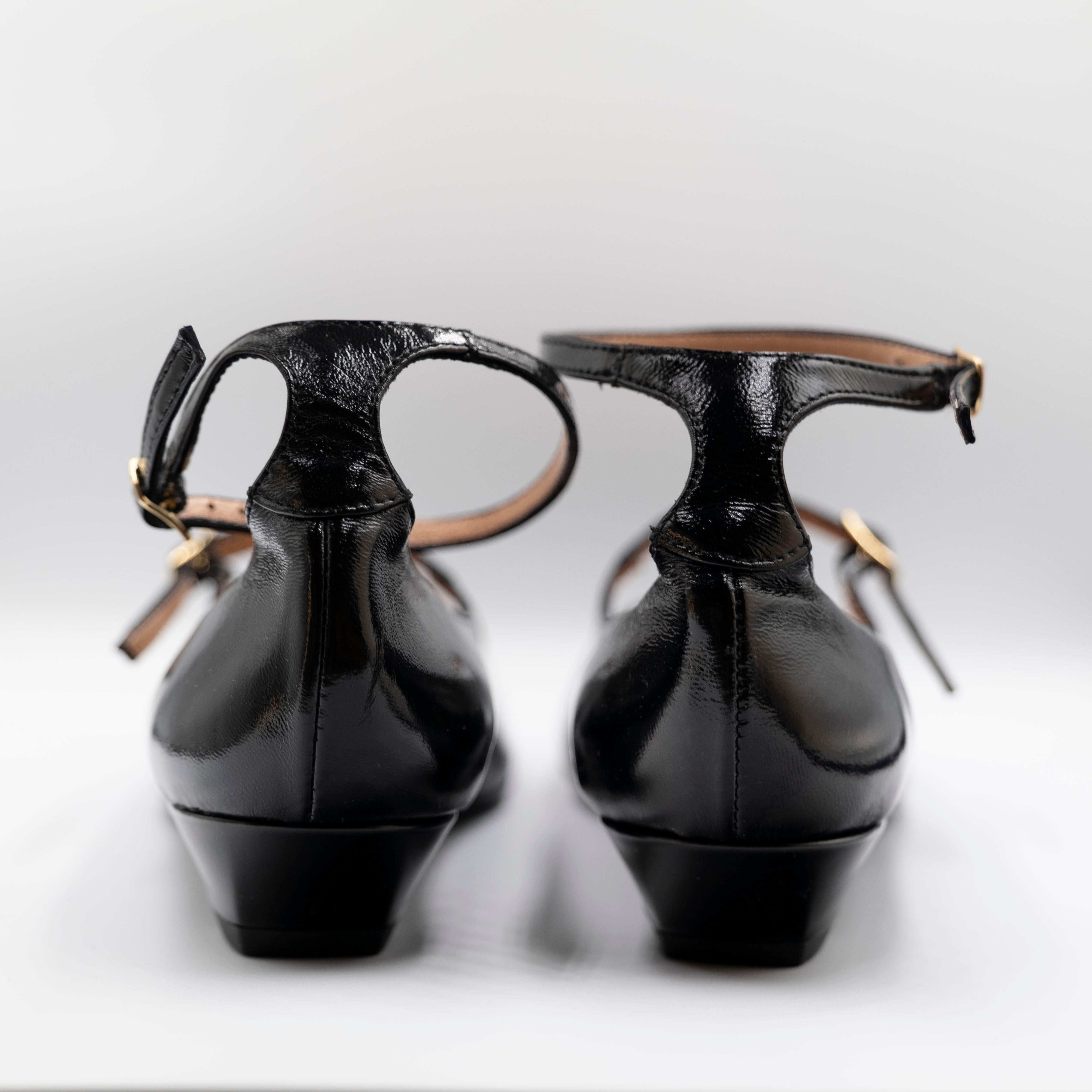 Calzaiuoli Toscani - Décolleté in pelle con il doppio cinturino