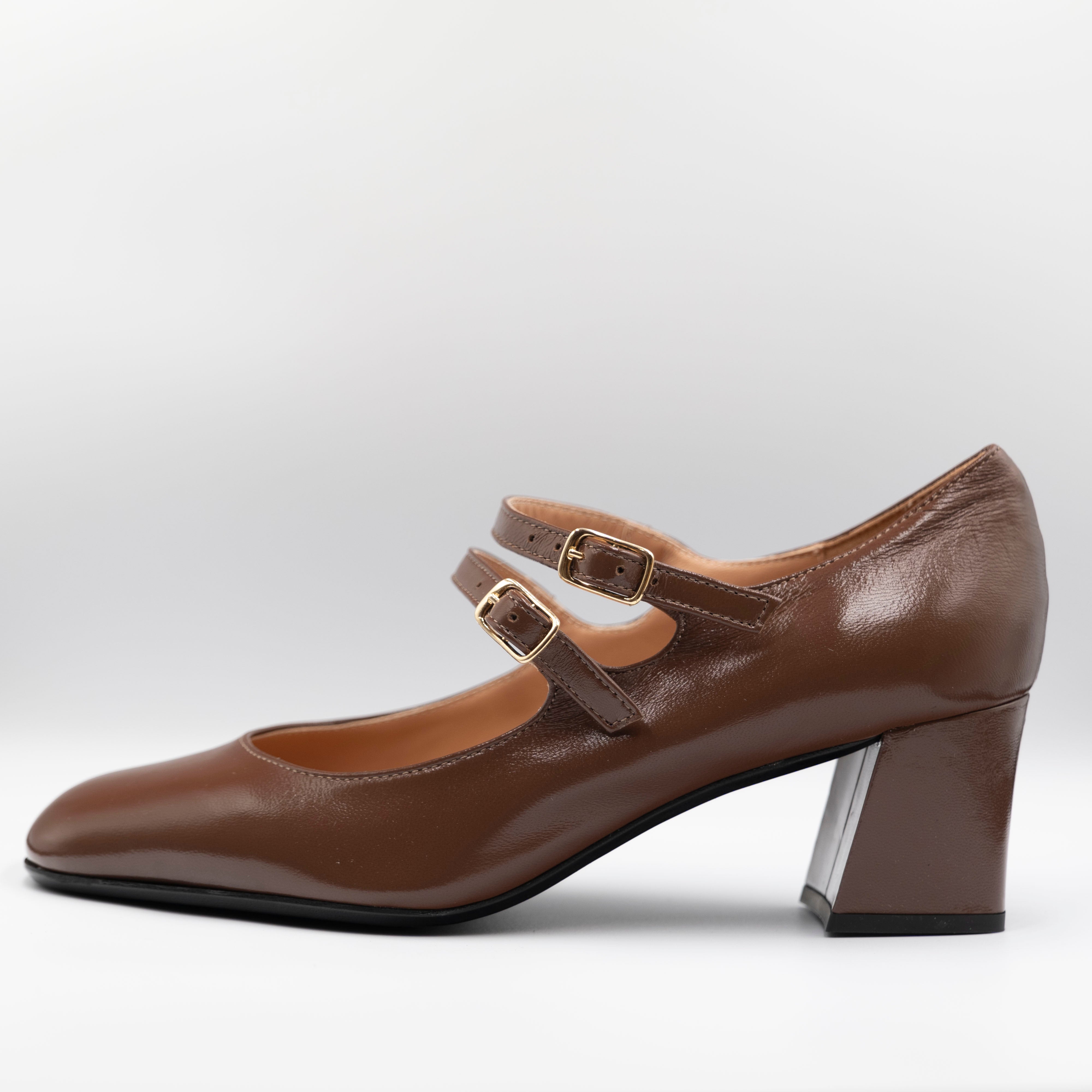 Calzaiuoli Toscani - Décolleté in vernice doppio cinturino - Quercia