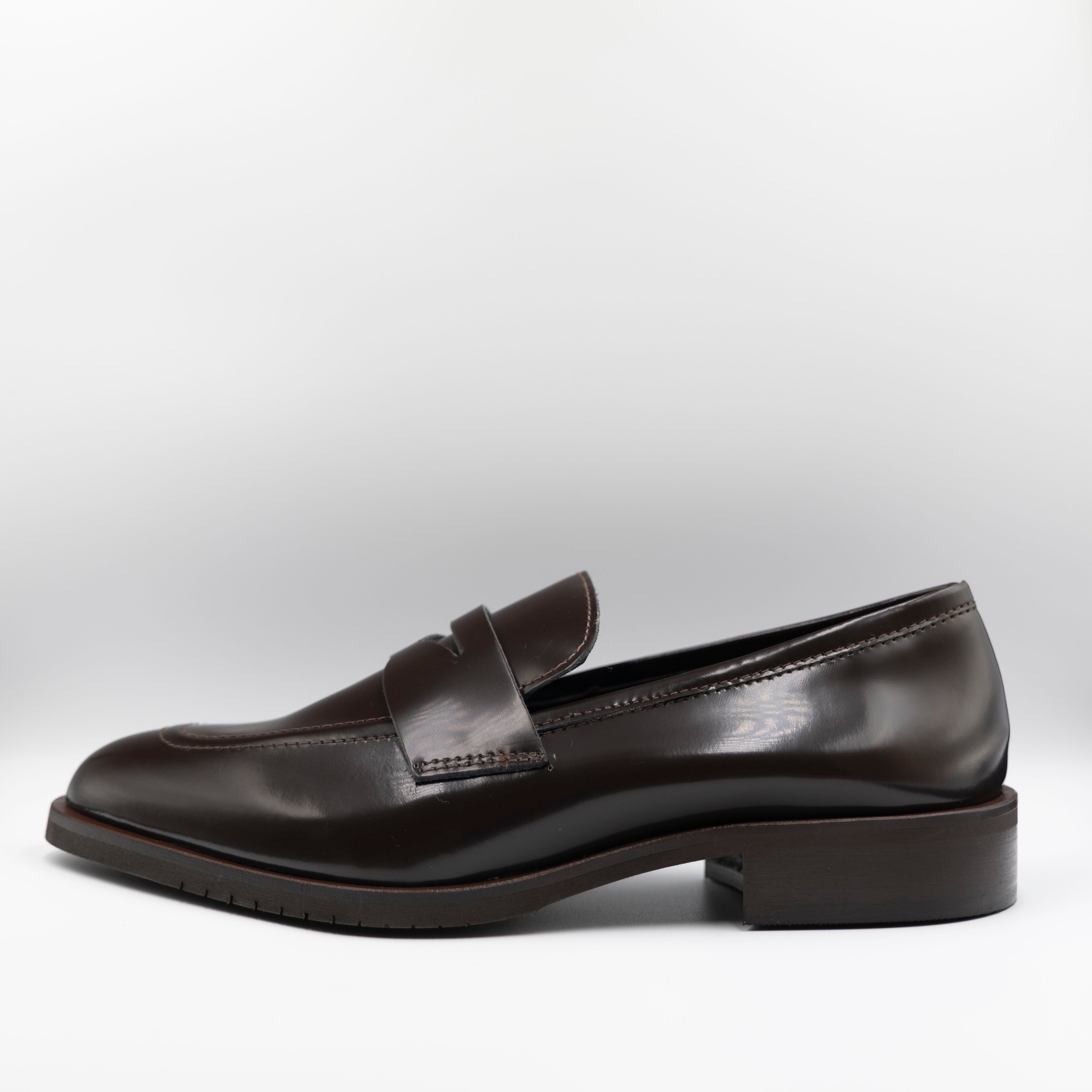 Illuminal - Mocassini in pelle abrasivata - Testa di moro