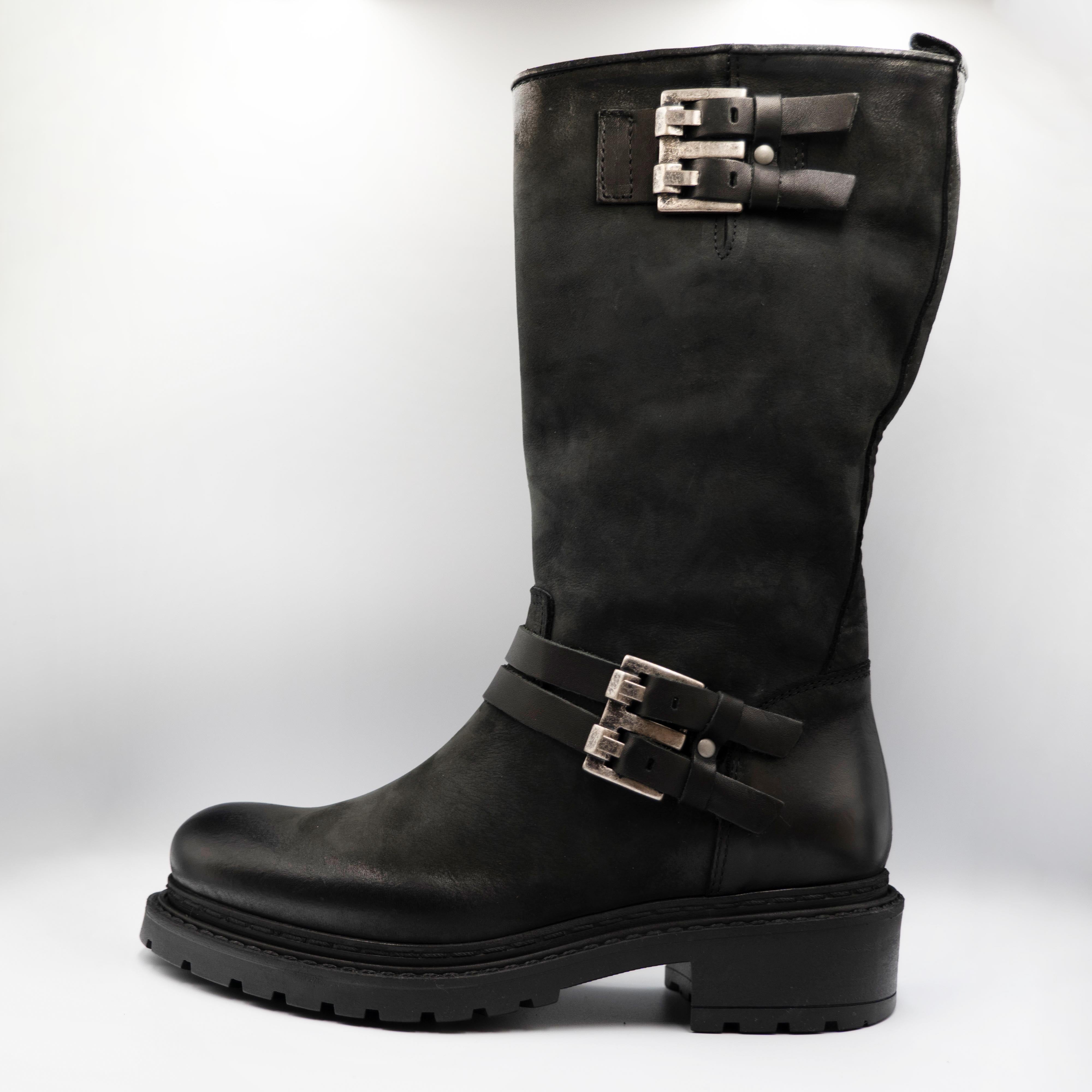 Metisse - Biker in nabuck con fibbie