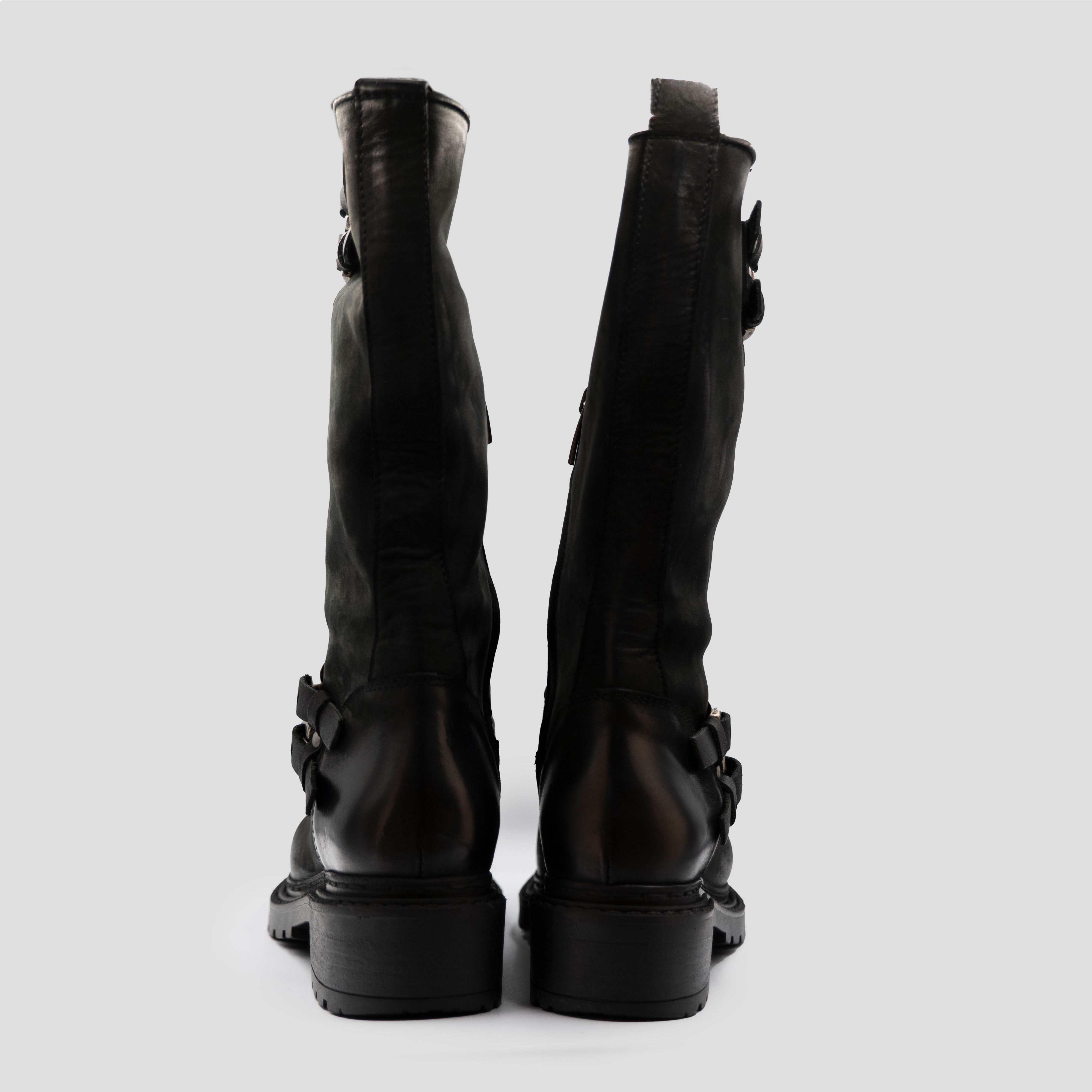 Metisse - Biker in nabuck con fibbie