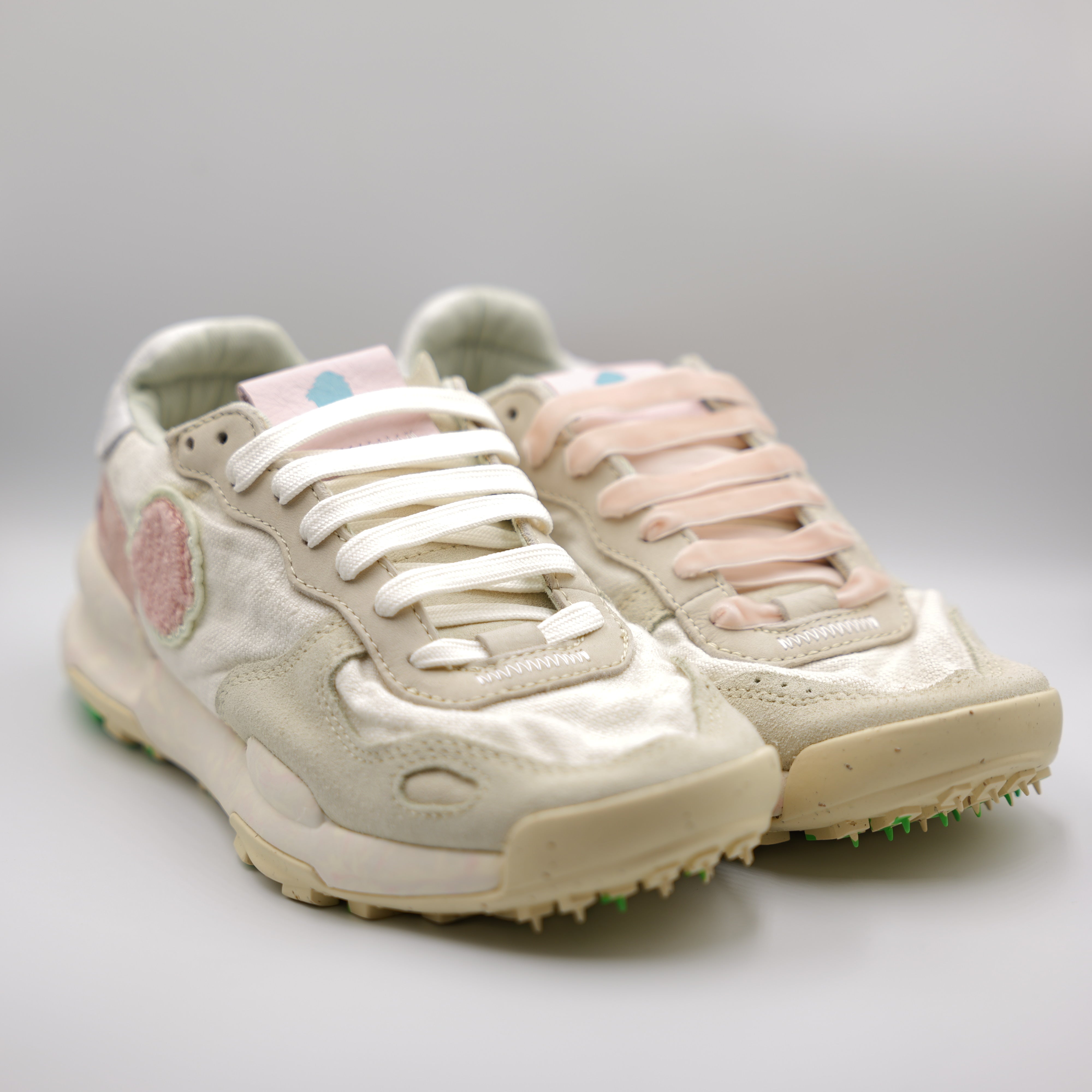 Satorisan - Sneakers in camoscio e tessuto