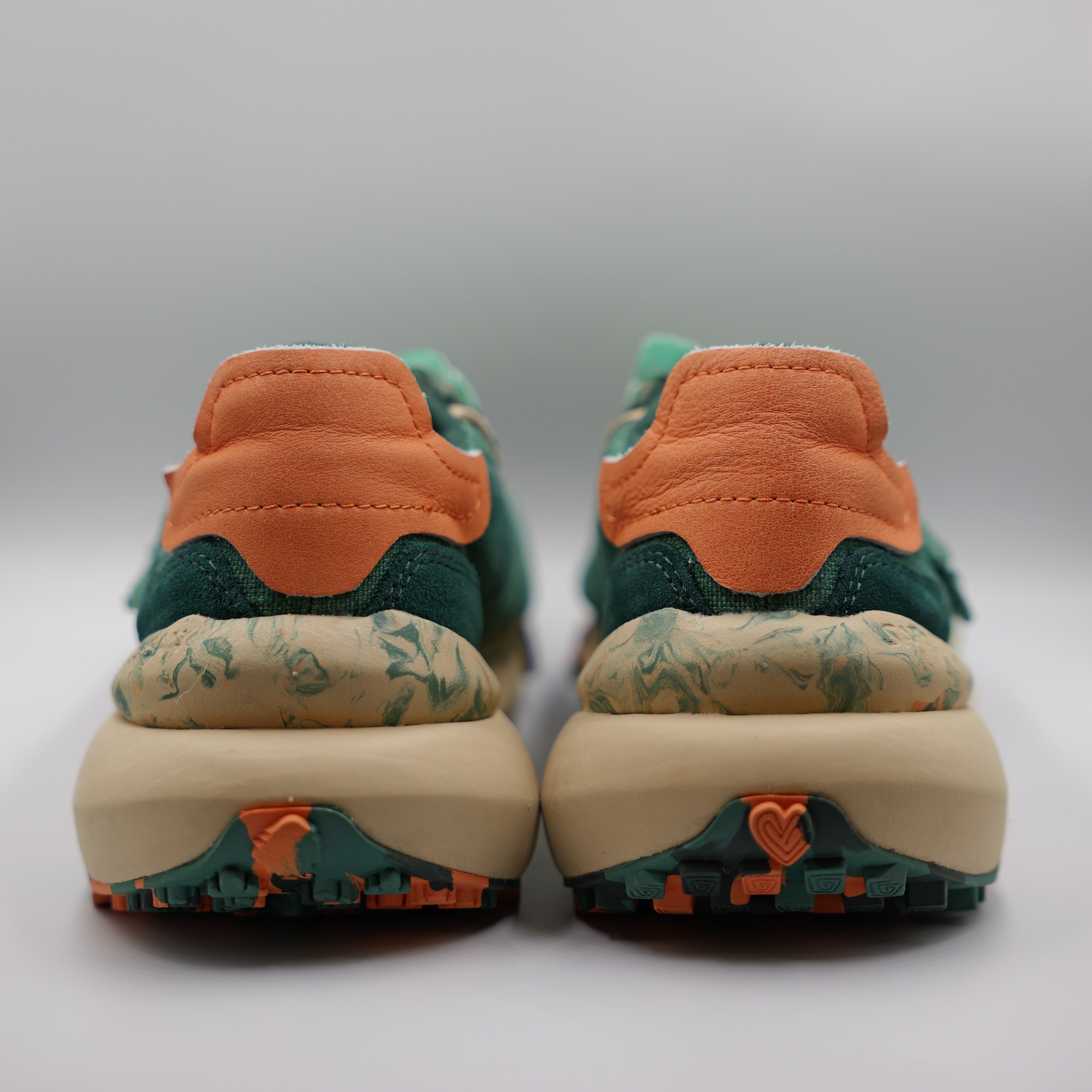 Satorisan - Sneakers in camoscio,tessuto e rafia