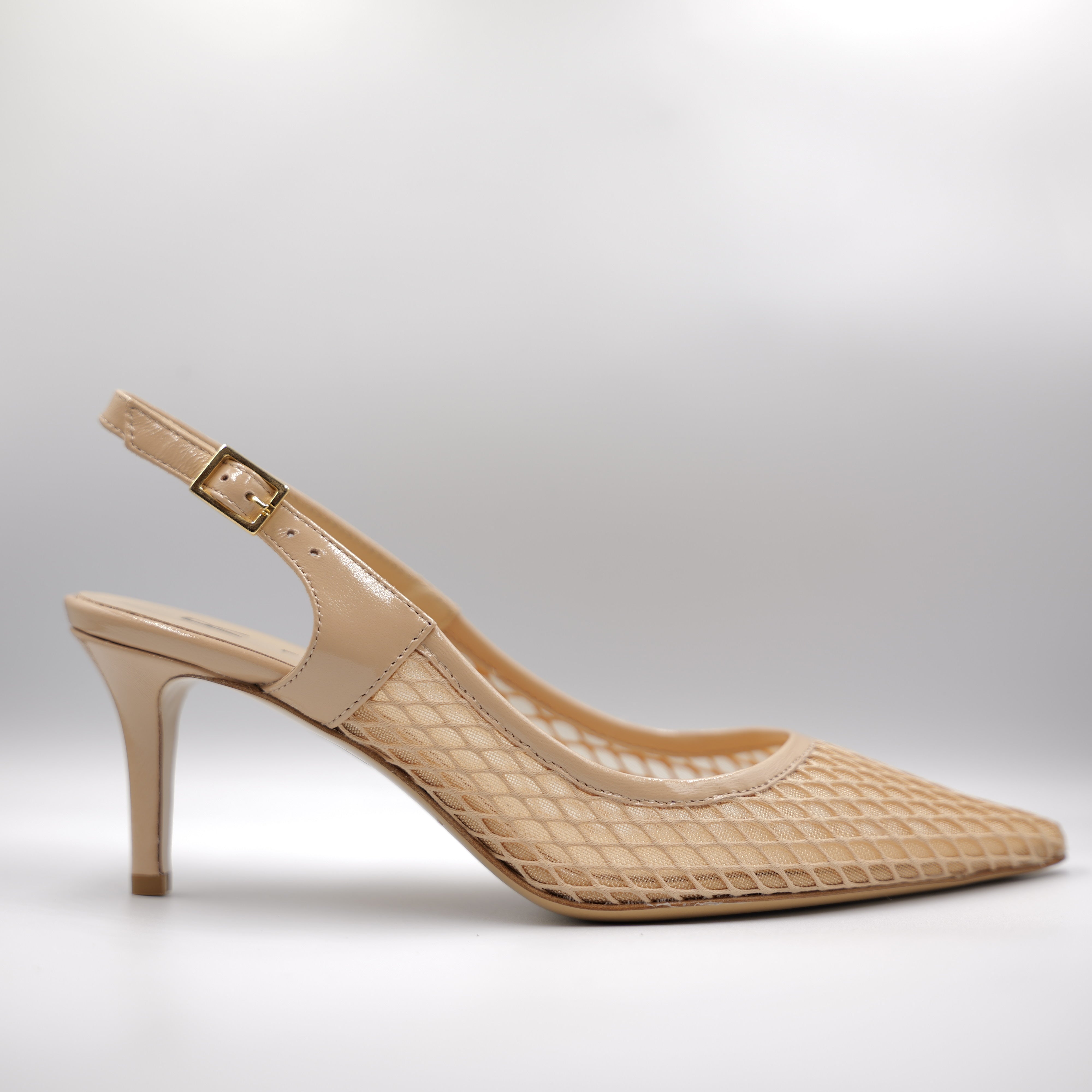 Fabio Rusconi - Slingback in vernice e rete