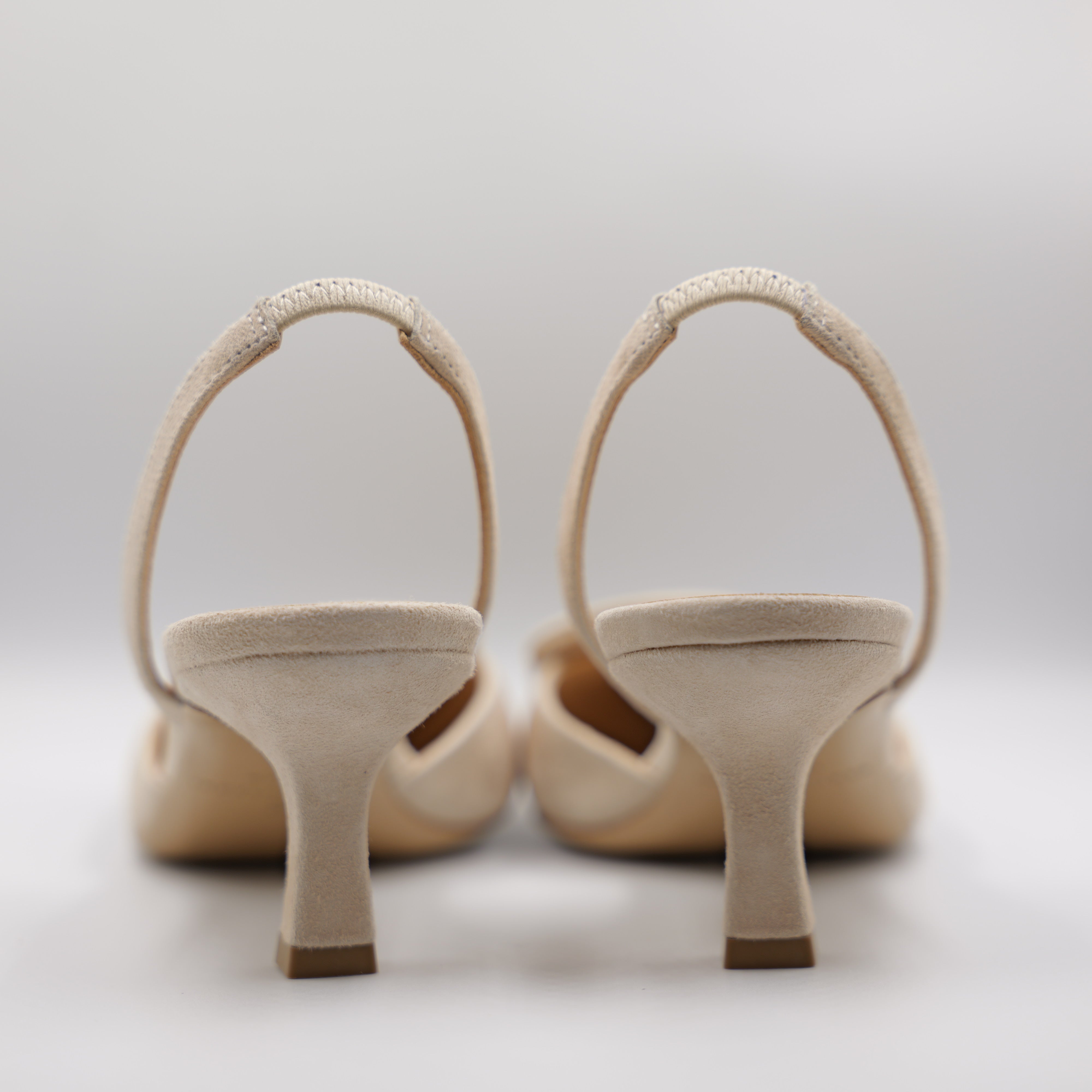 Fabio Rusconi - slingback in camoscio con elastico