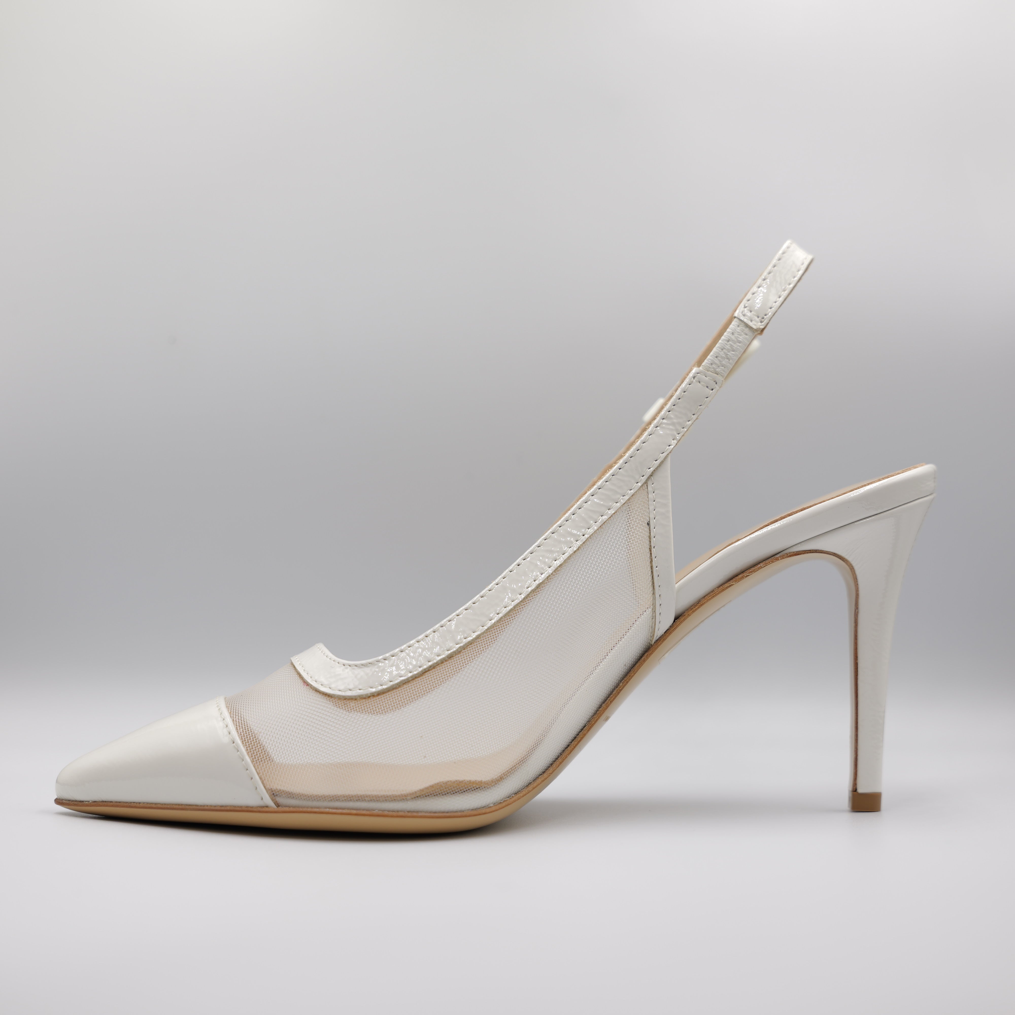 Fabio Rusconi - Slingback in vernice e rete