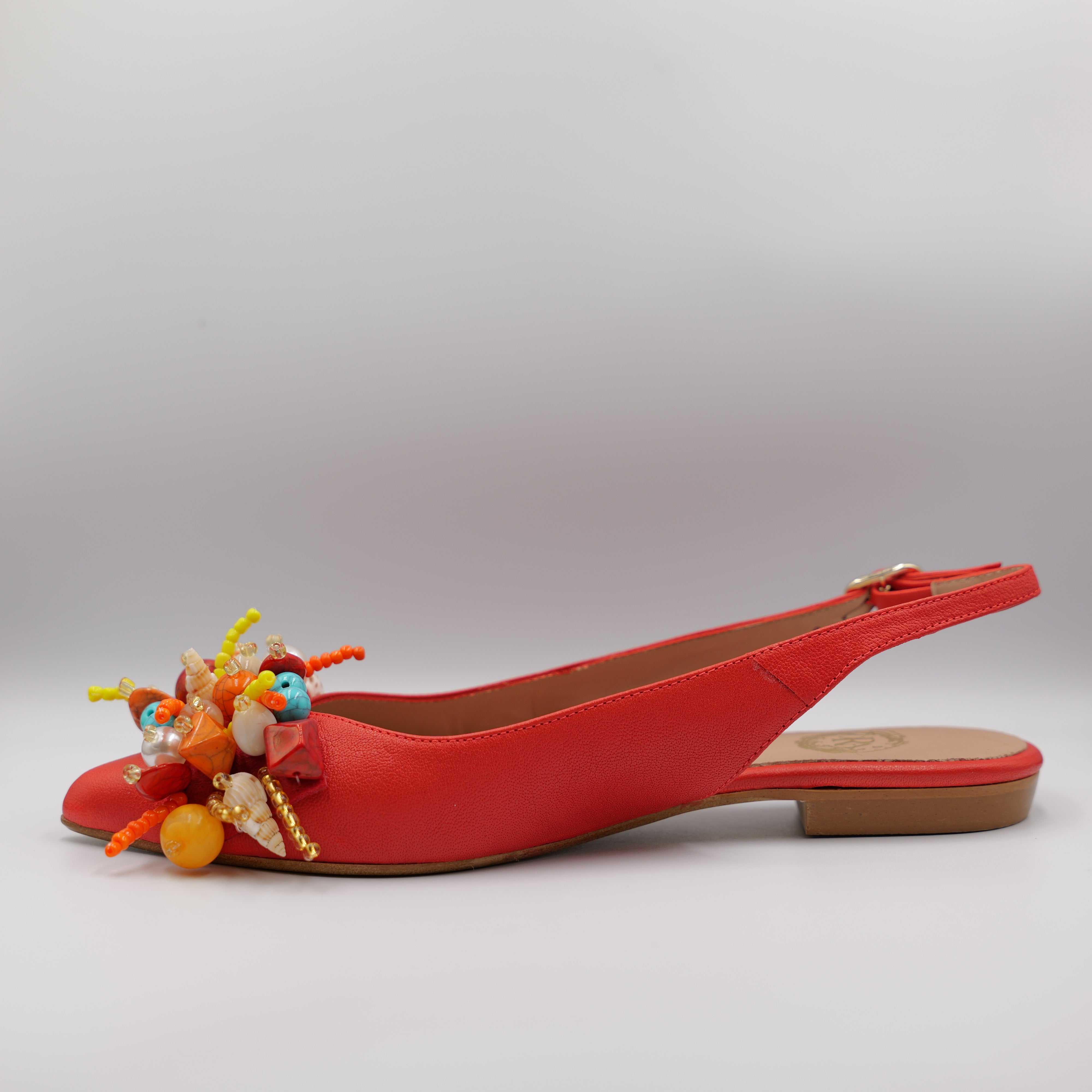 Ora - Slingback in pelle