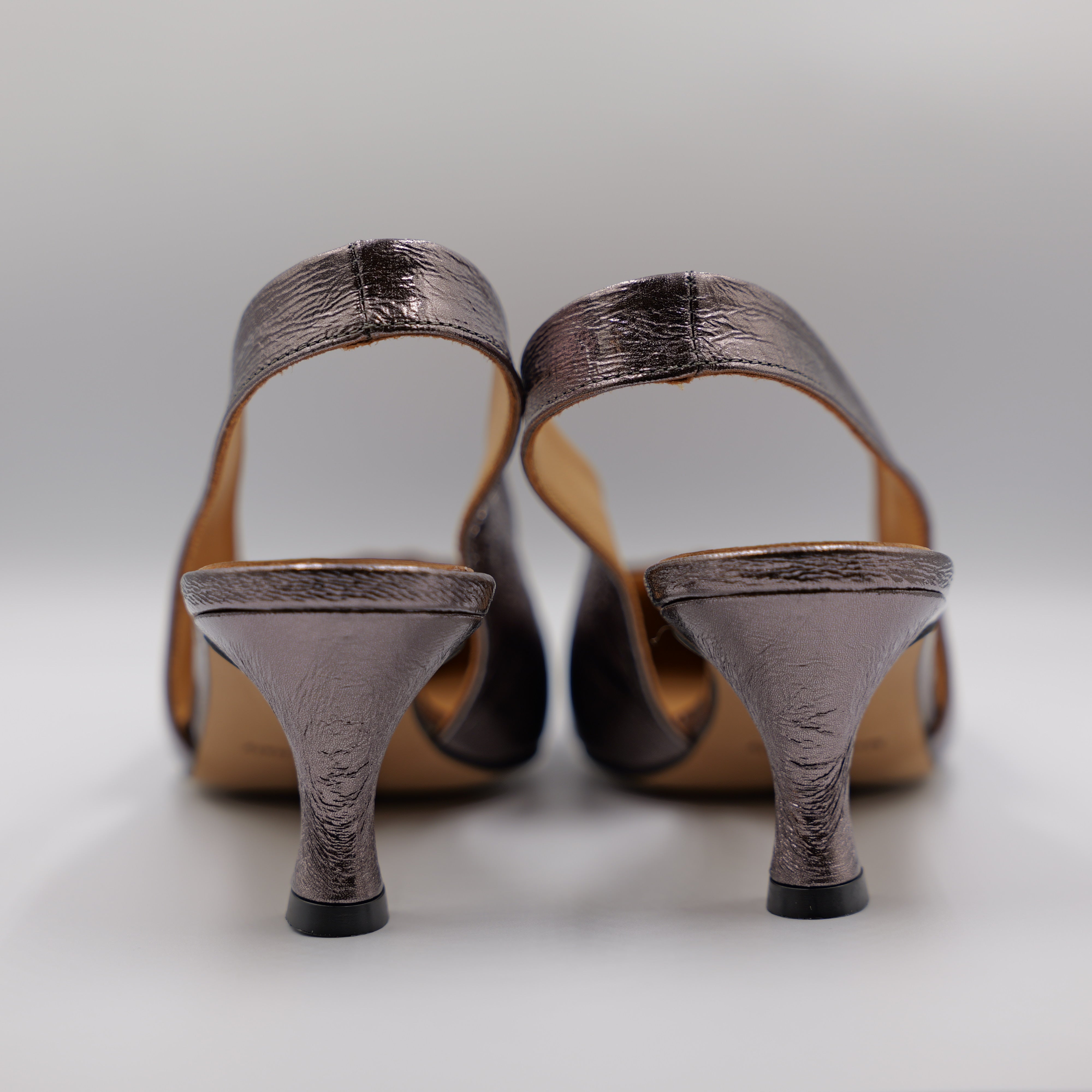 Brera - Slingback in pelle laminata