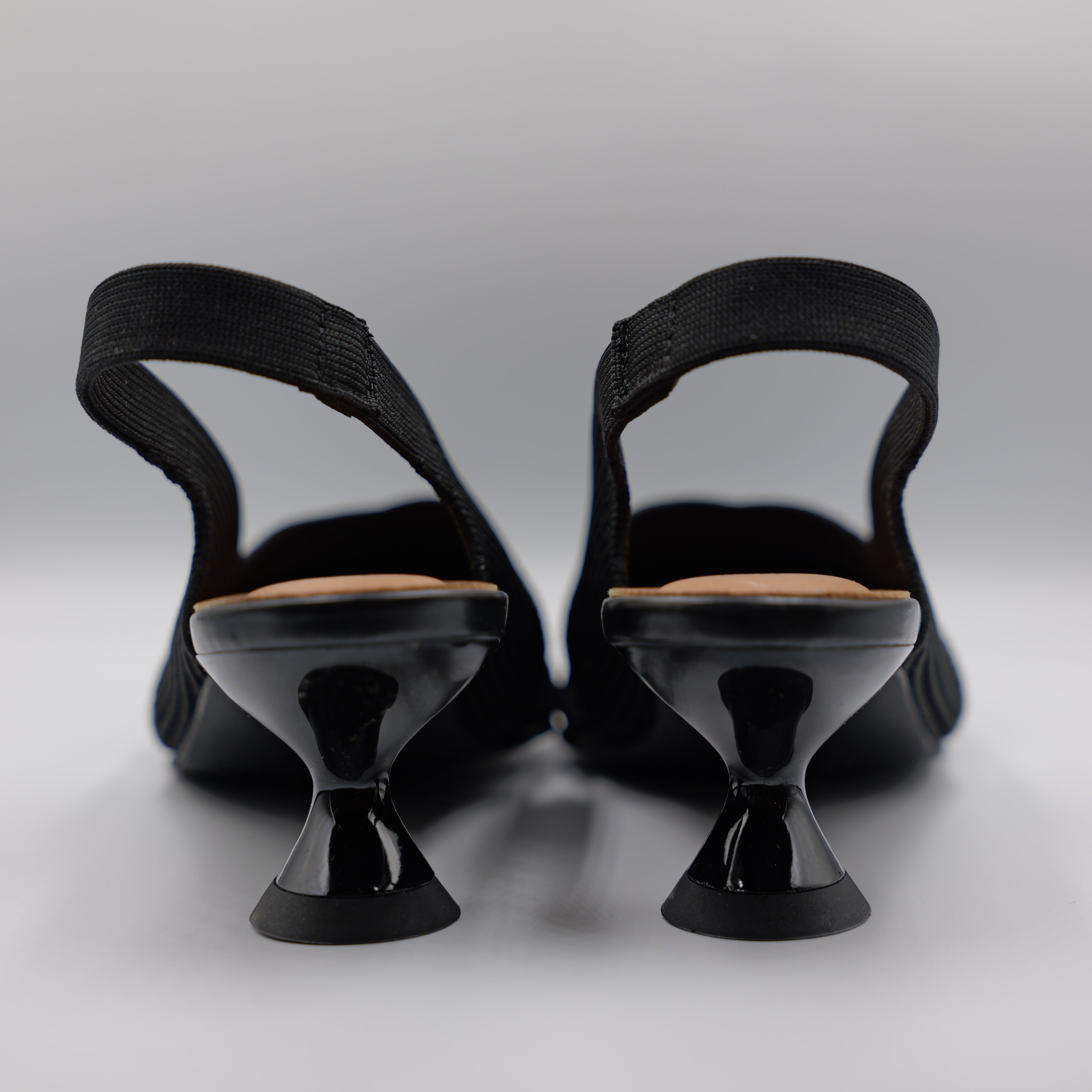 Miss Elastic - Slingback in tessuto con elastico