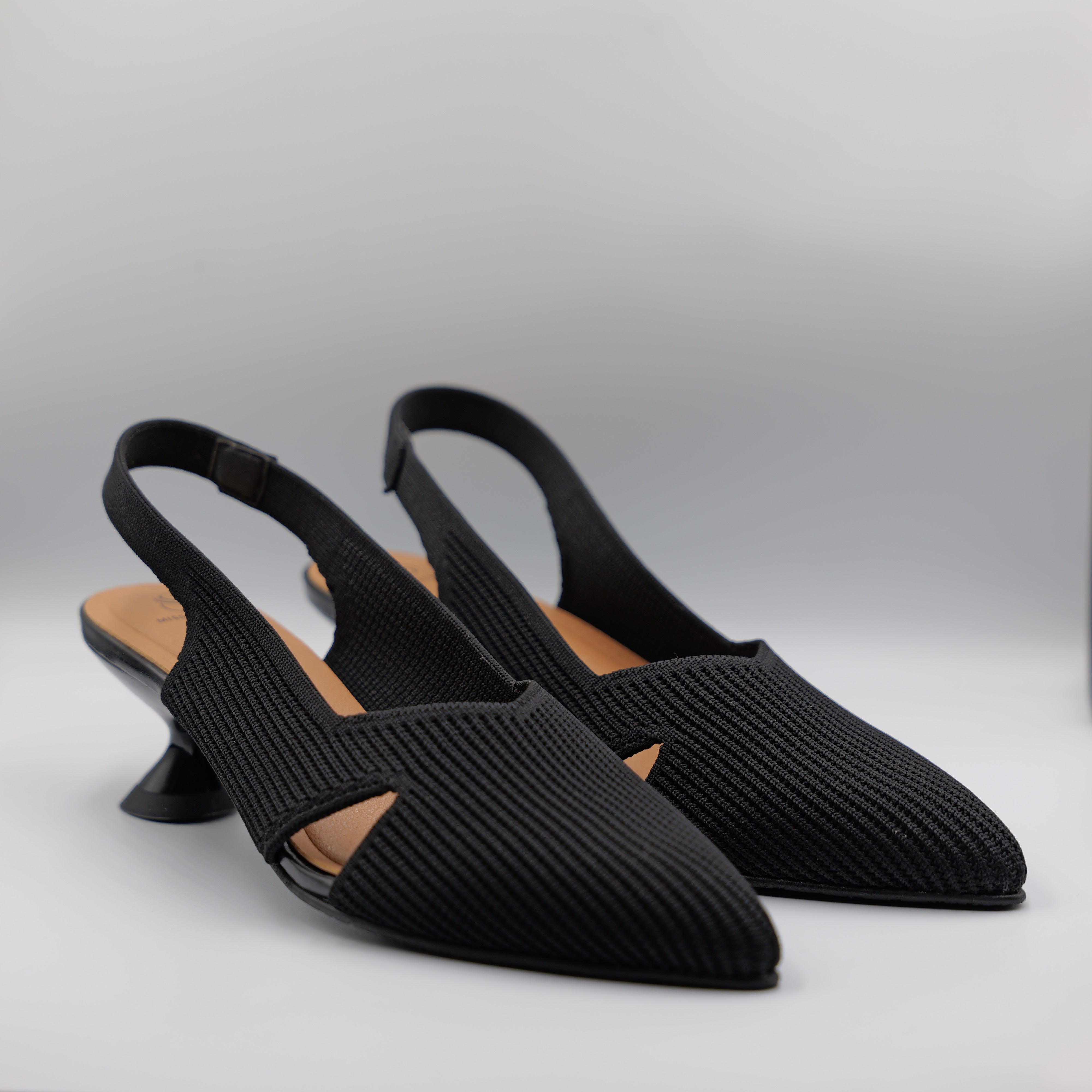 Miss Elastic - Slingback in tessuto con elastico