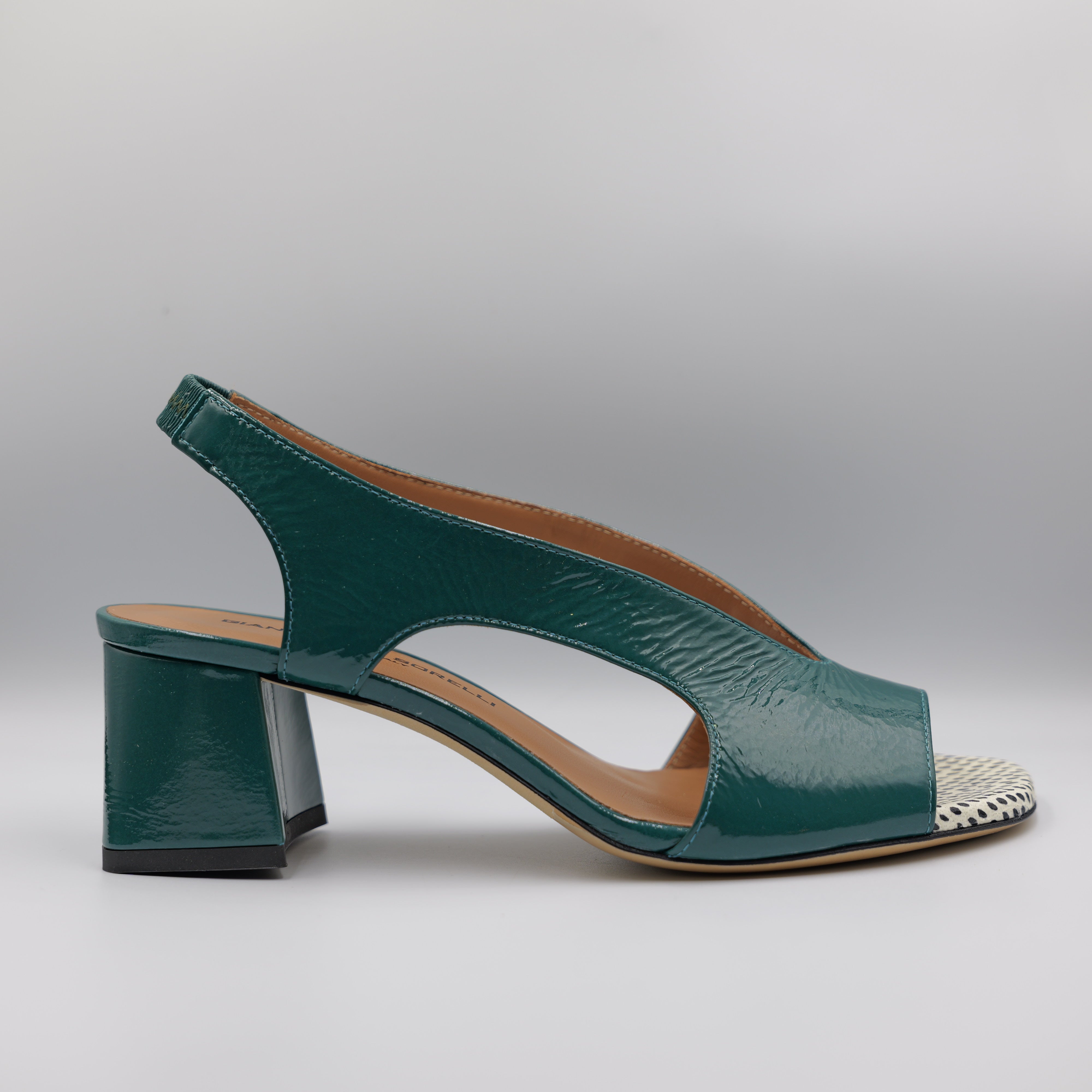 Gianmarco Sorelli - Sandalo con elastico in vernice