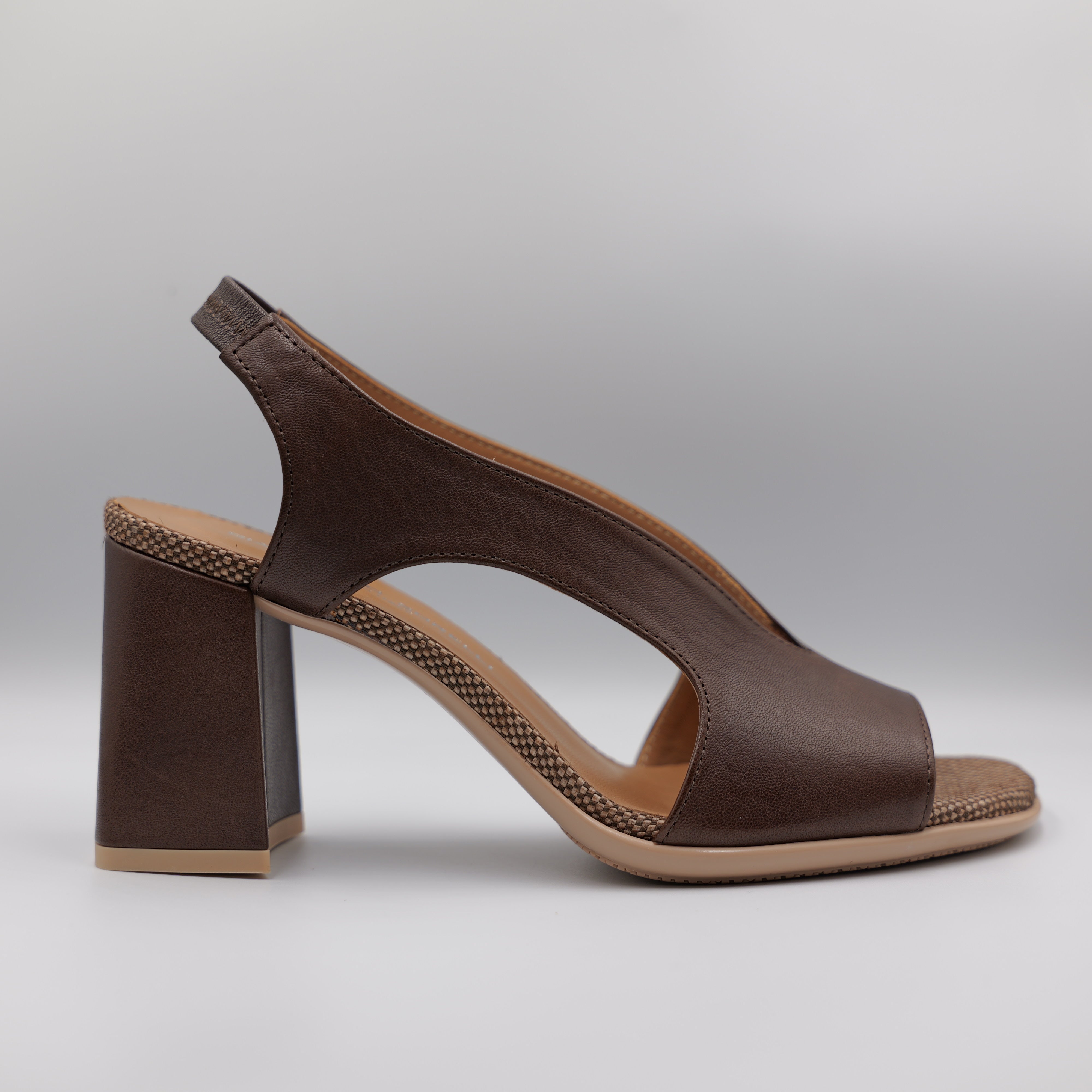 Gianmarco Sorelli - Sandalo con elastico in pelle e tessuto
