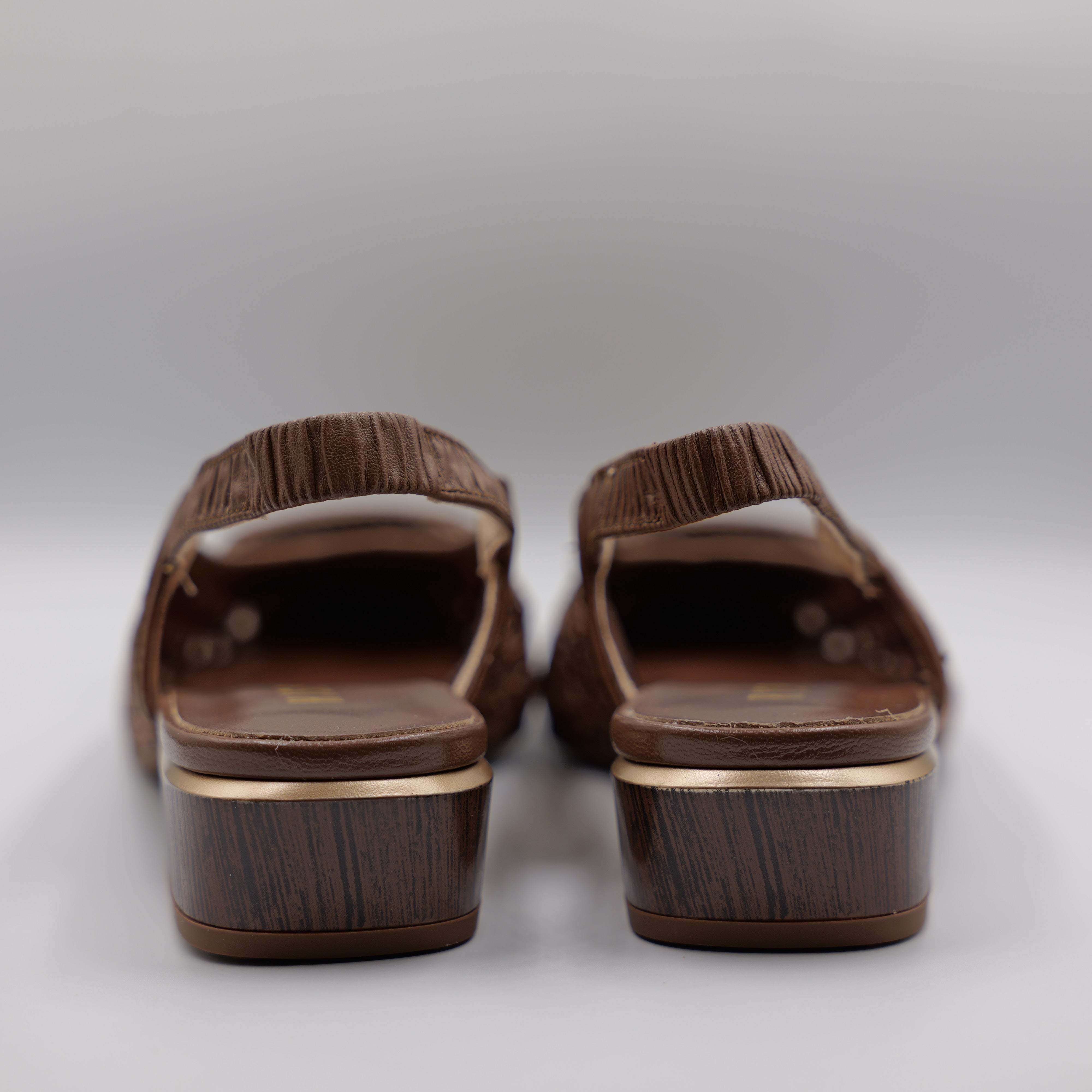 Hispanitas - slingback rafia e pelle con elastico