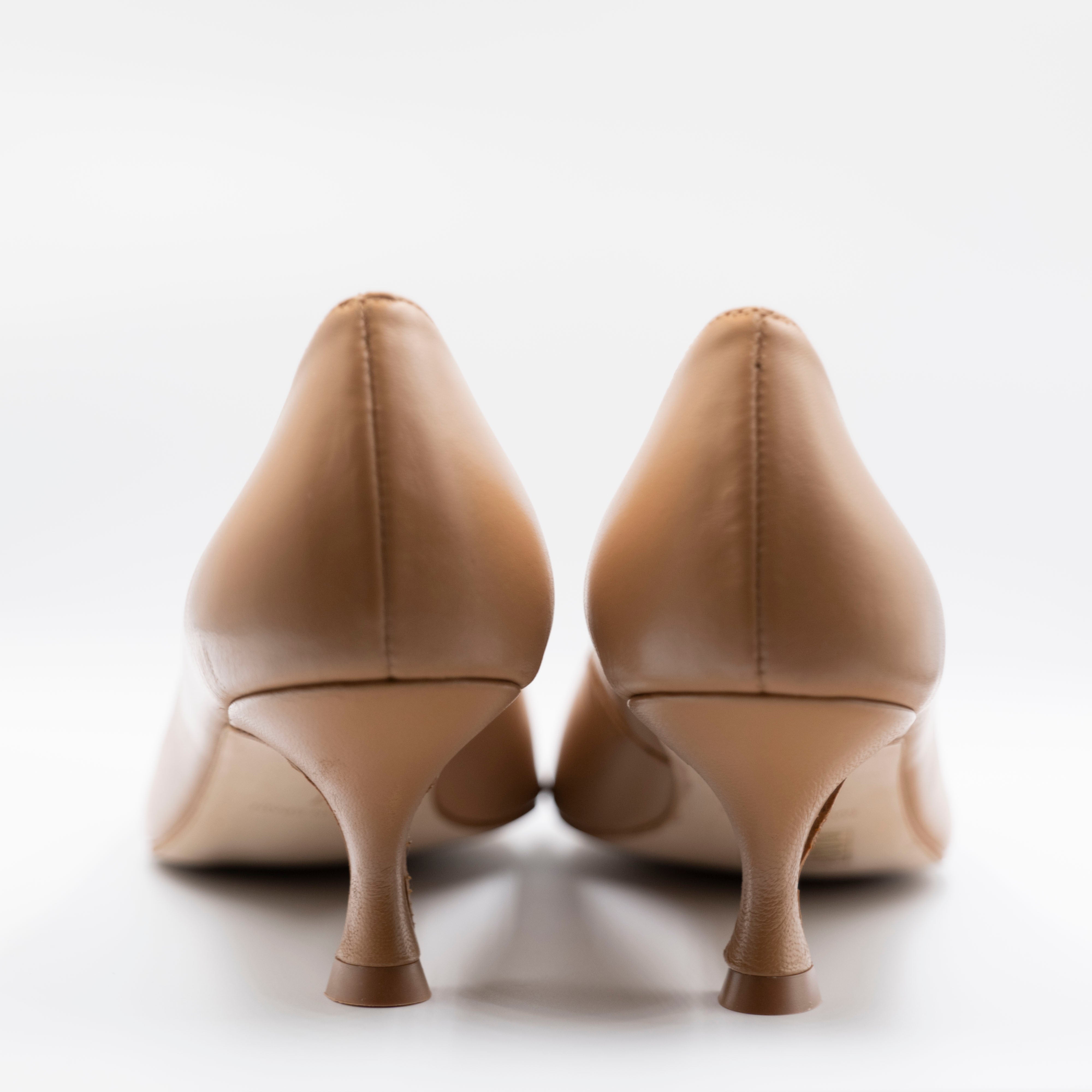 Ora - Décolleté in pelle scollo a punta