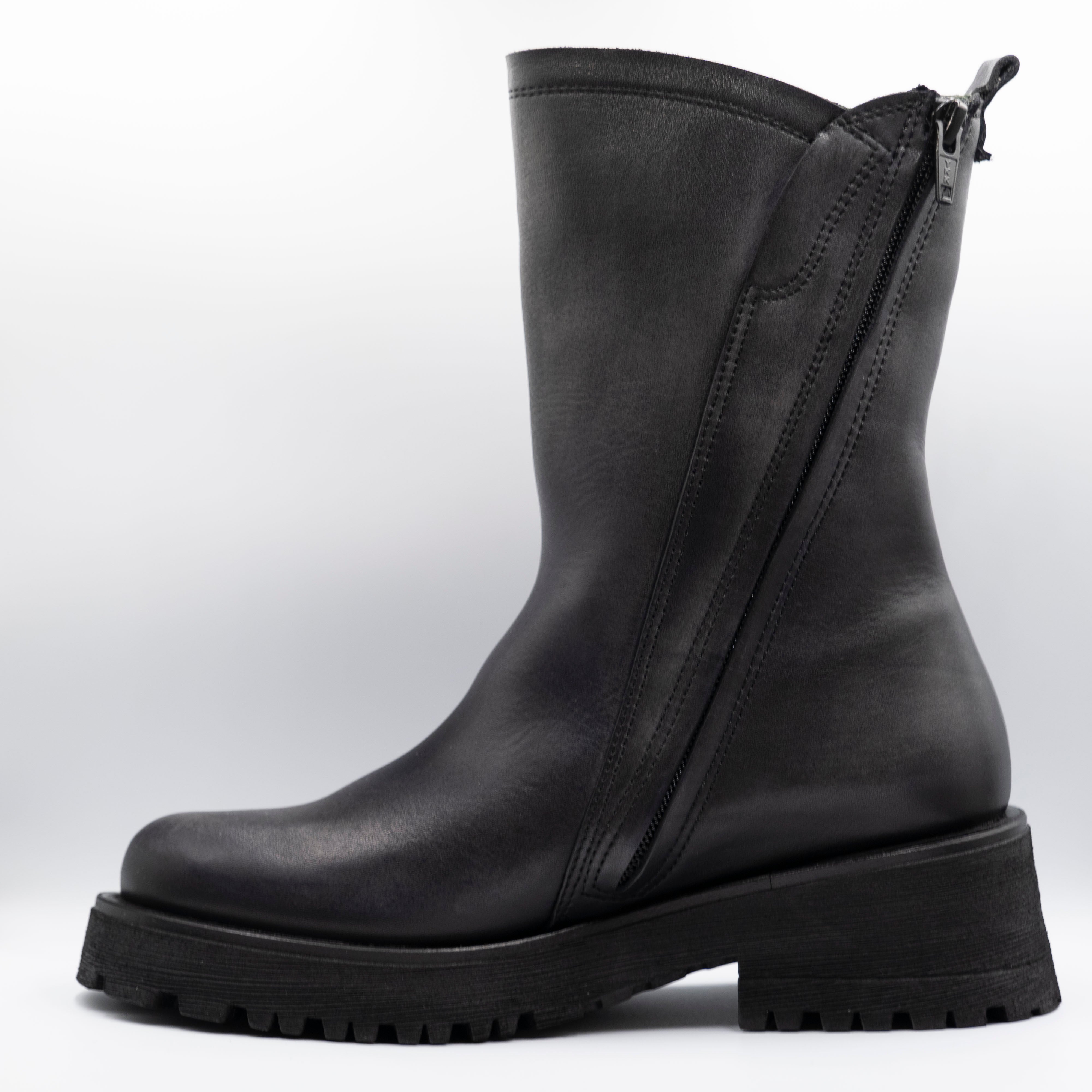 Felmini - Stivaletti in pelle con zip