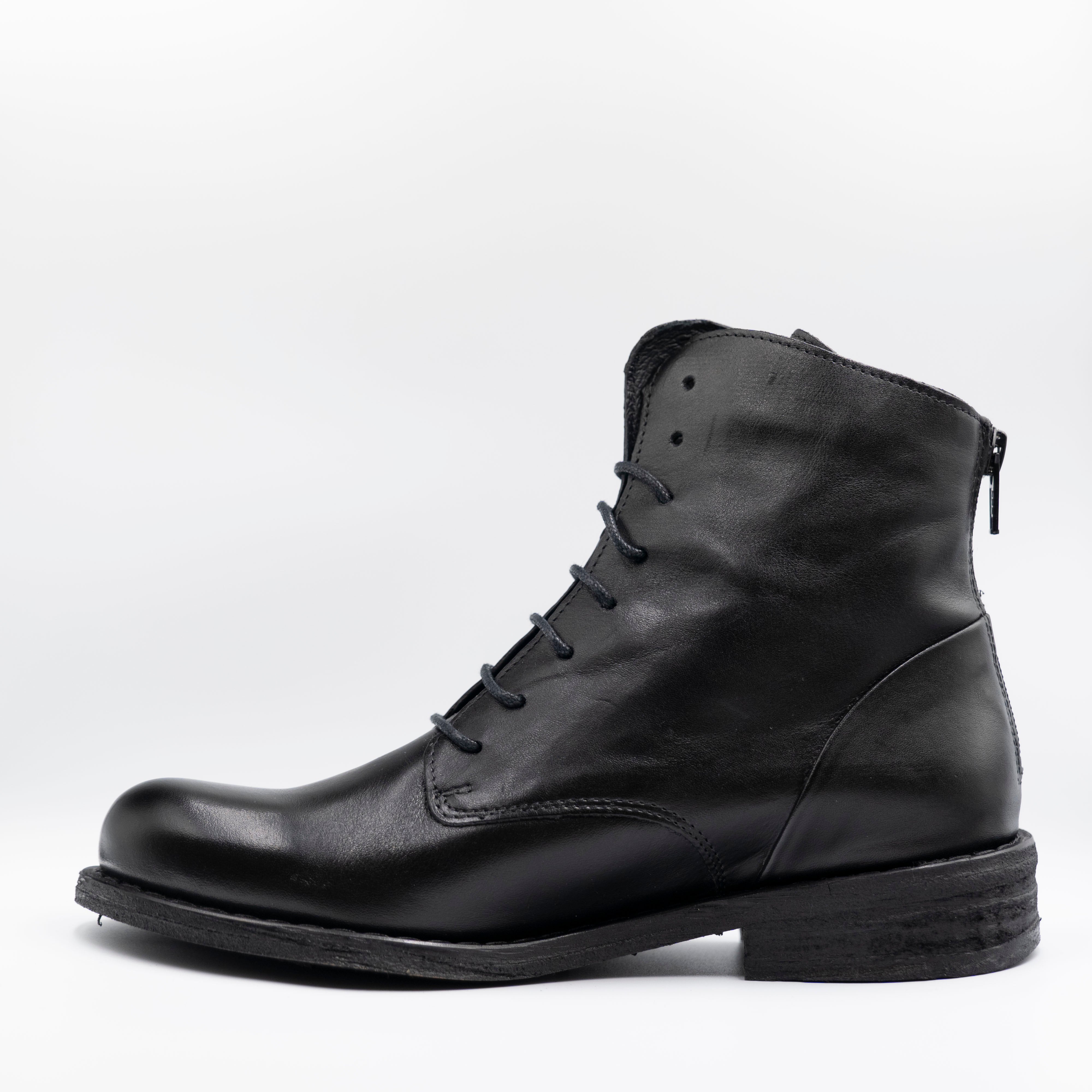 Felmini - Anfibi in pelle con zip