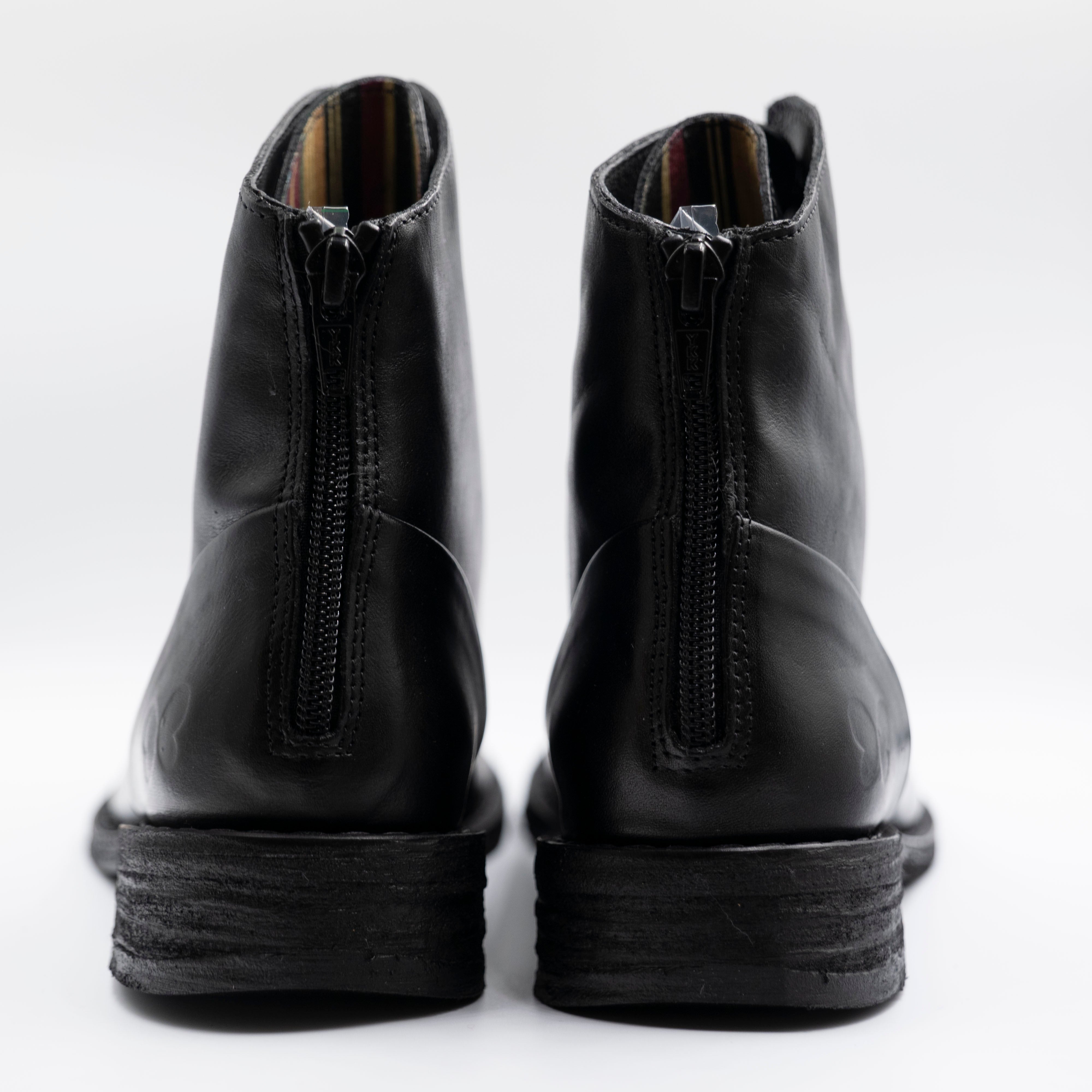 Felmini - Anfibi in pelle con zip