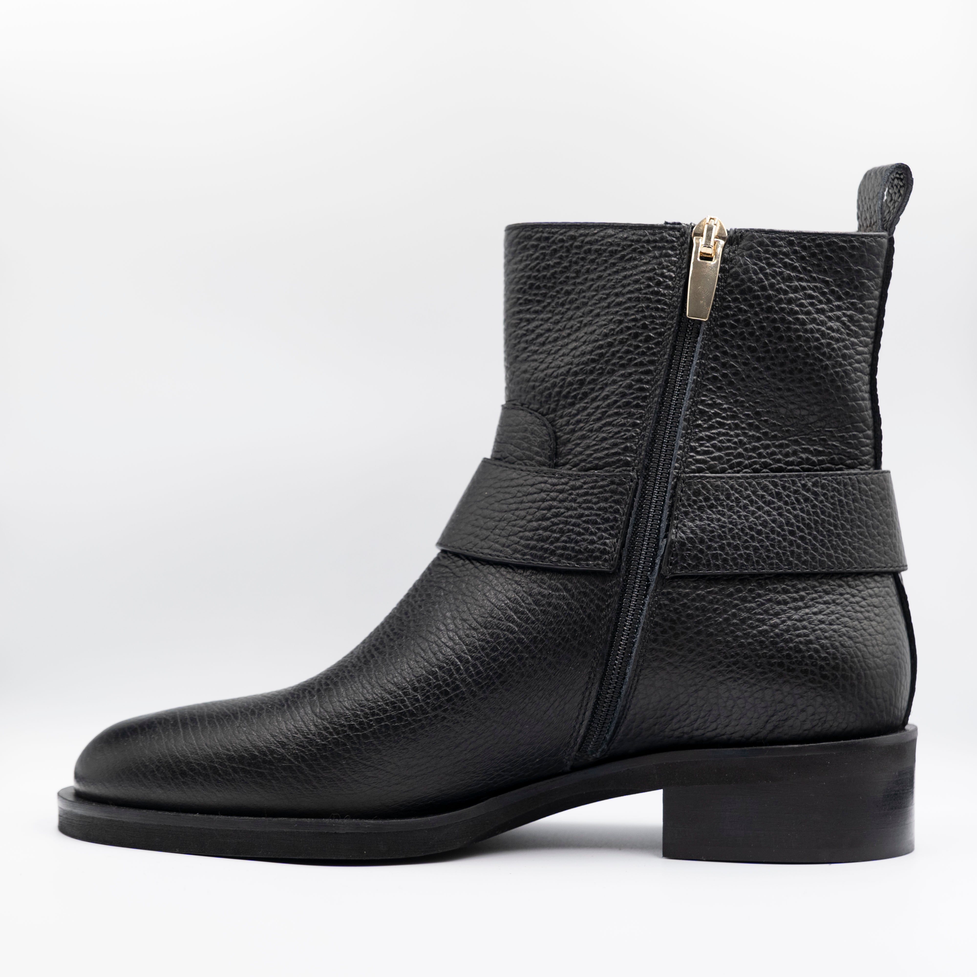 Eva luna - Stivaletti in pelle martellata con accessorio