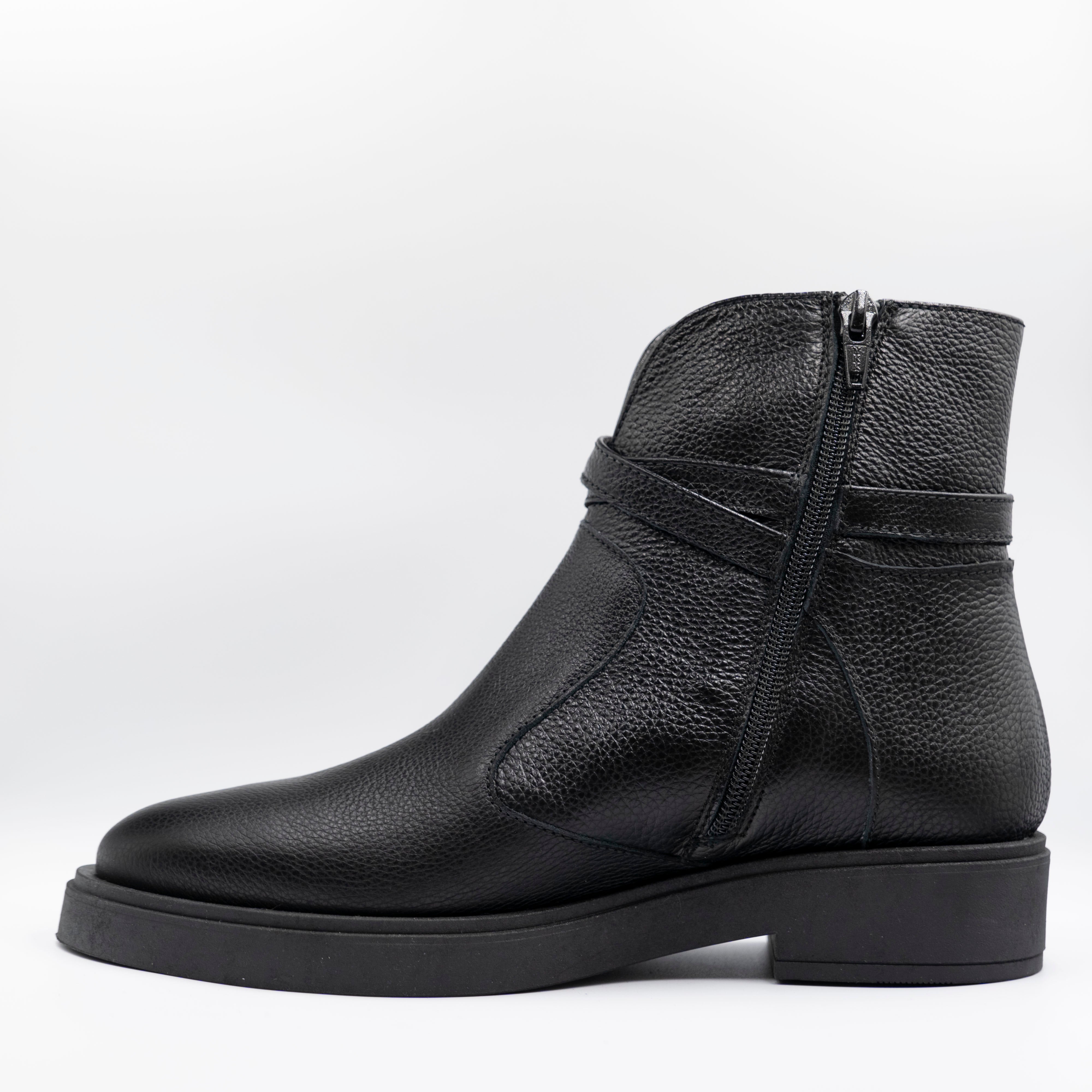 Hispanitas - Stivaletti in pelle martellata con zip