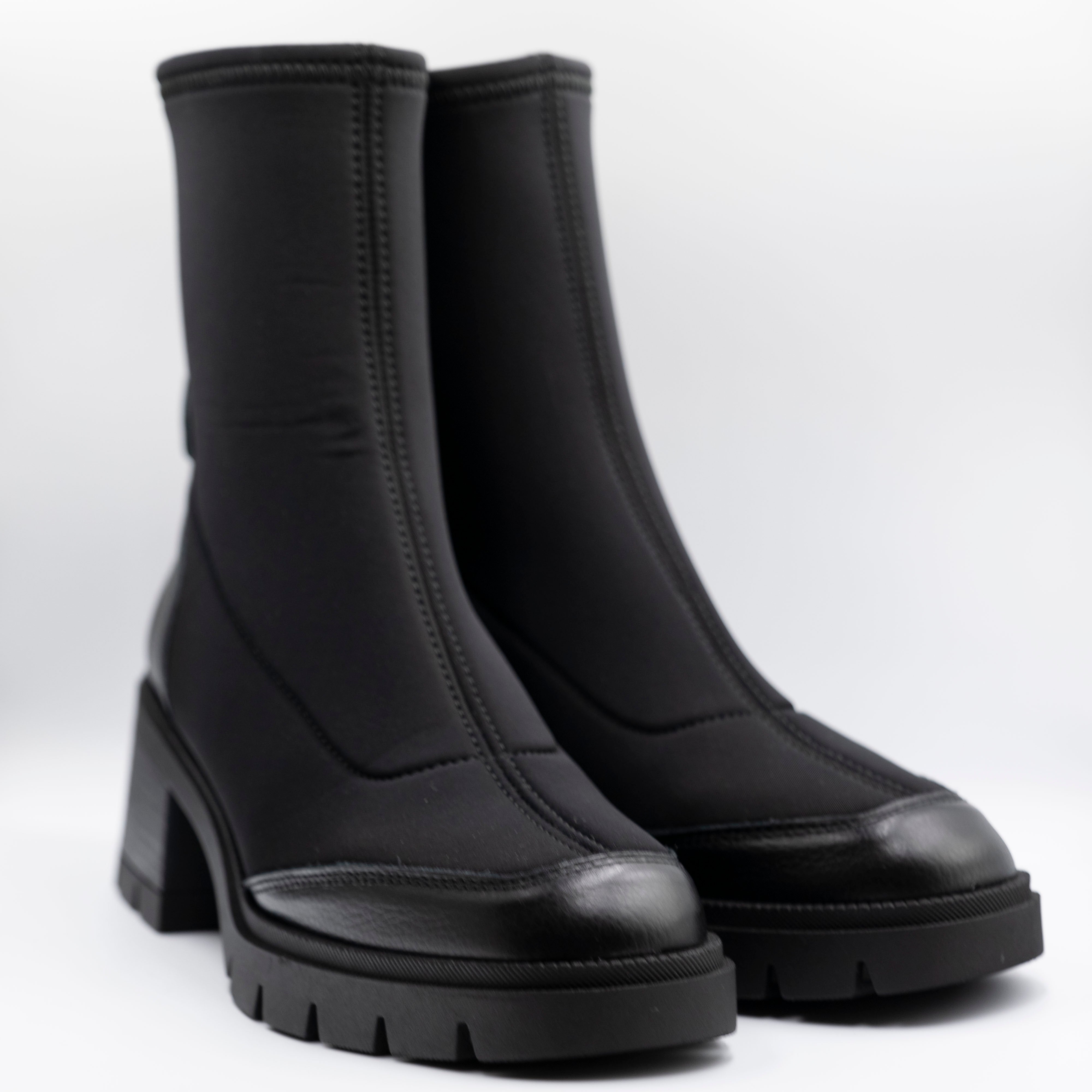 Hispanitas - Stivaletti elasticizzati con punta in pelle