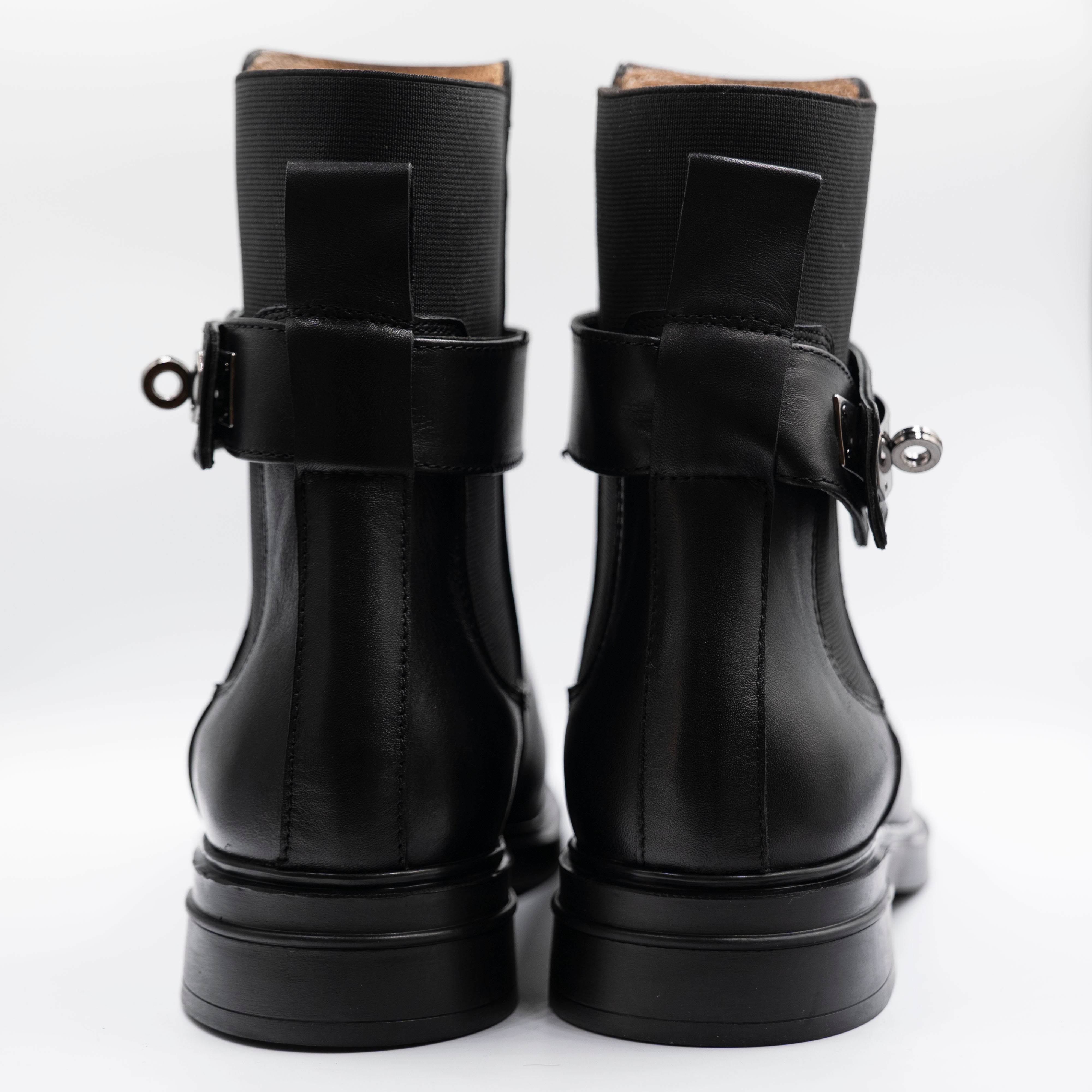 Albano - Stivaletti in pelle neri con elastici