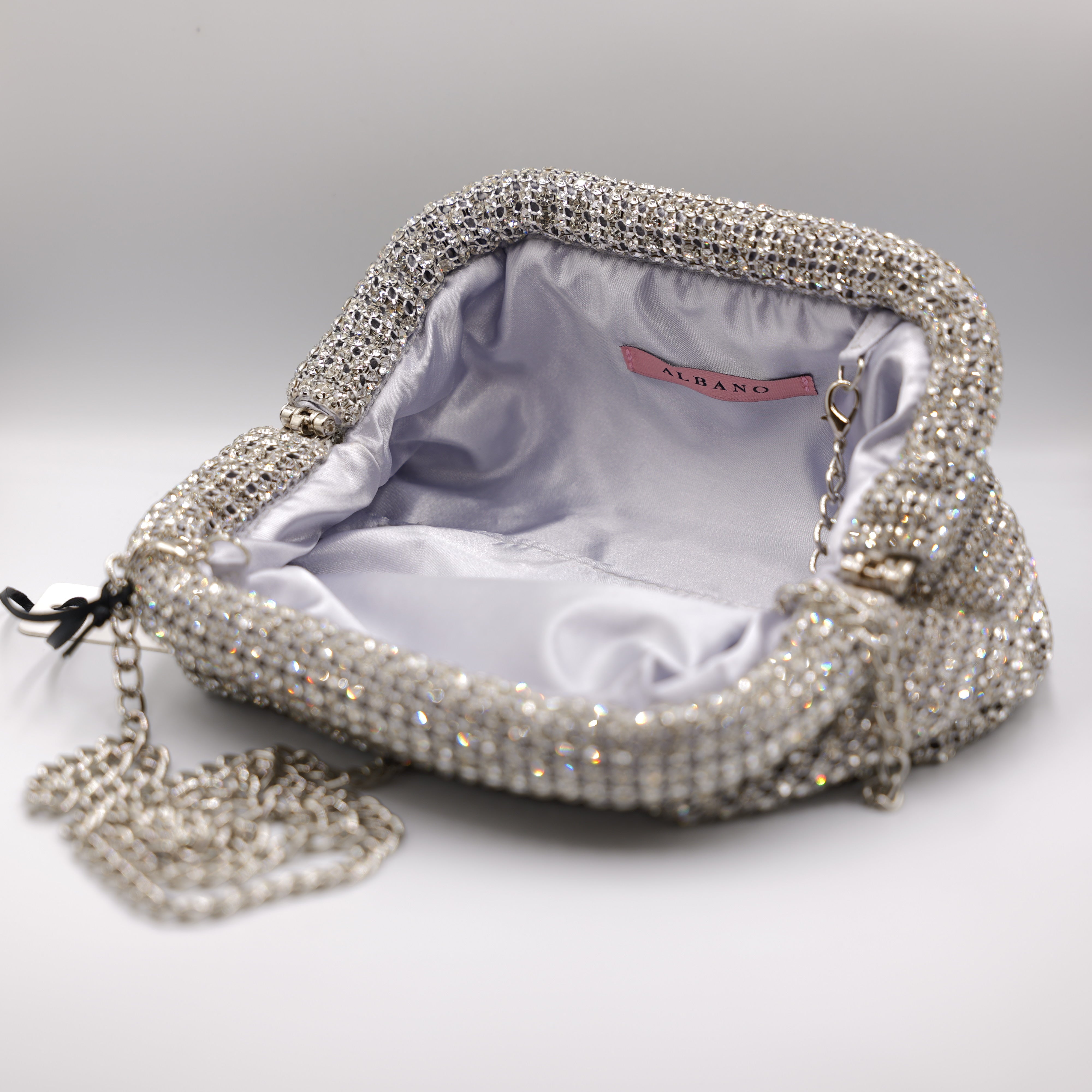Albano - Pochette strass e tracolla