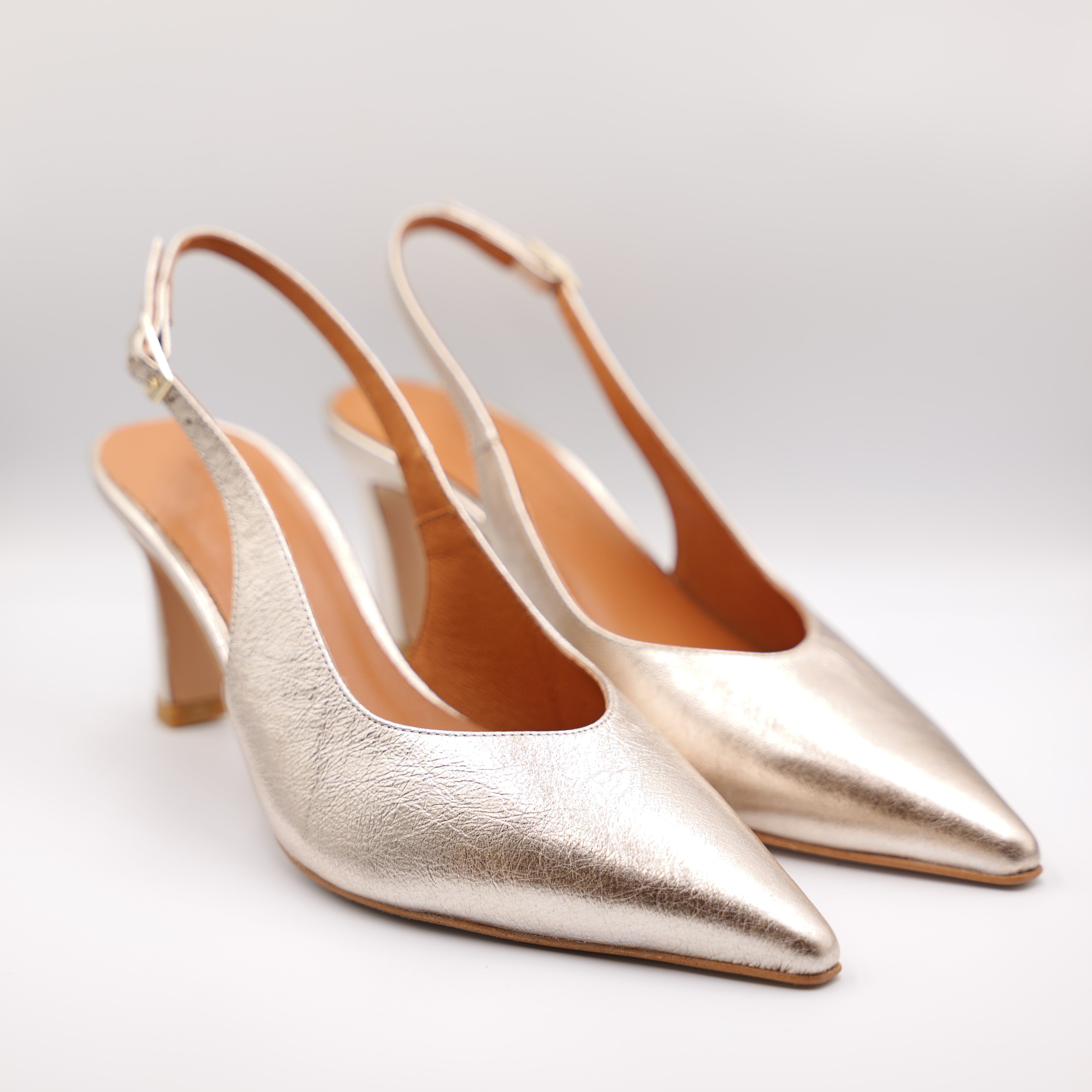 Angel Alarcon - Slingback in pelle con cinturino