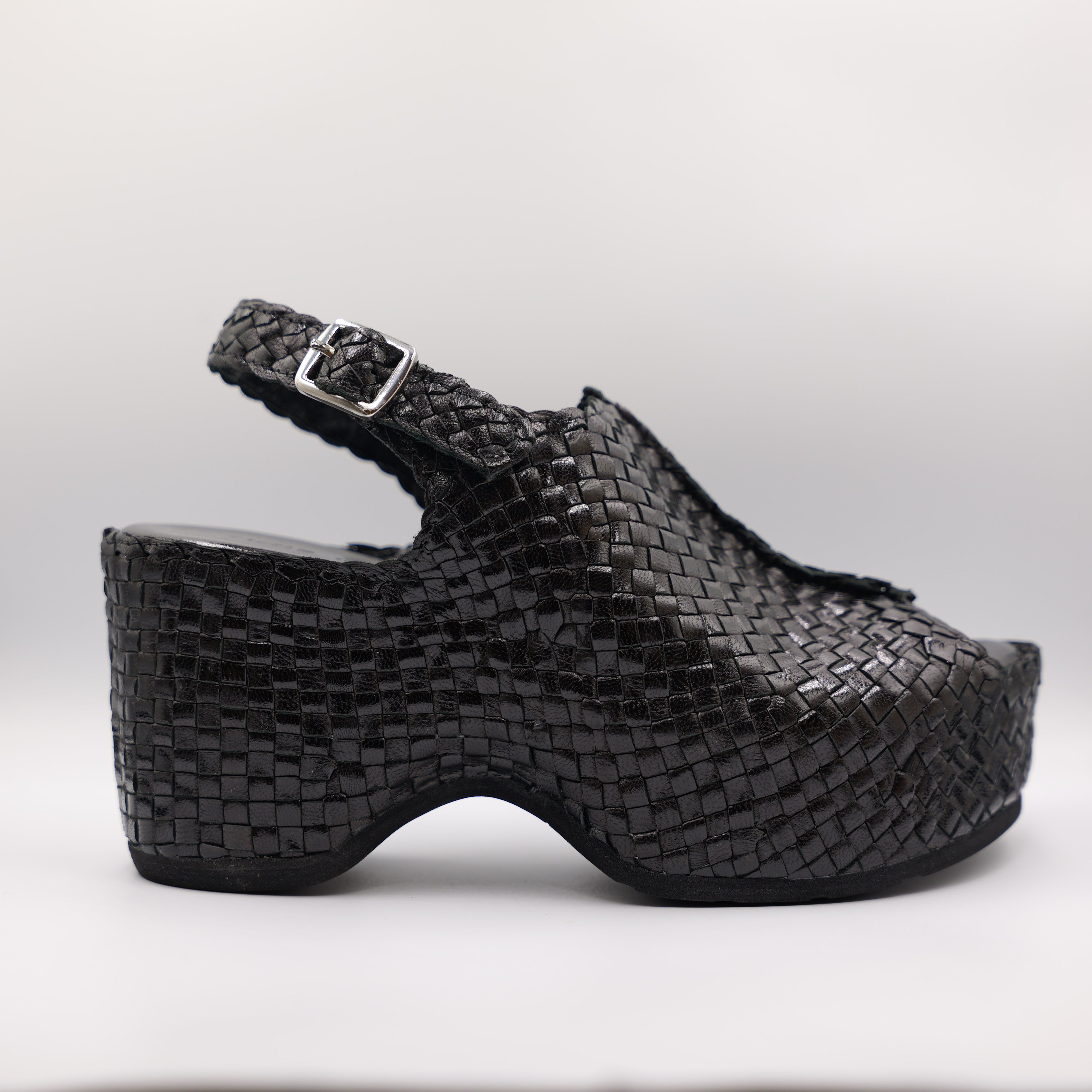 Pons Quintana - Sandalo in pelle intrecciata