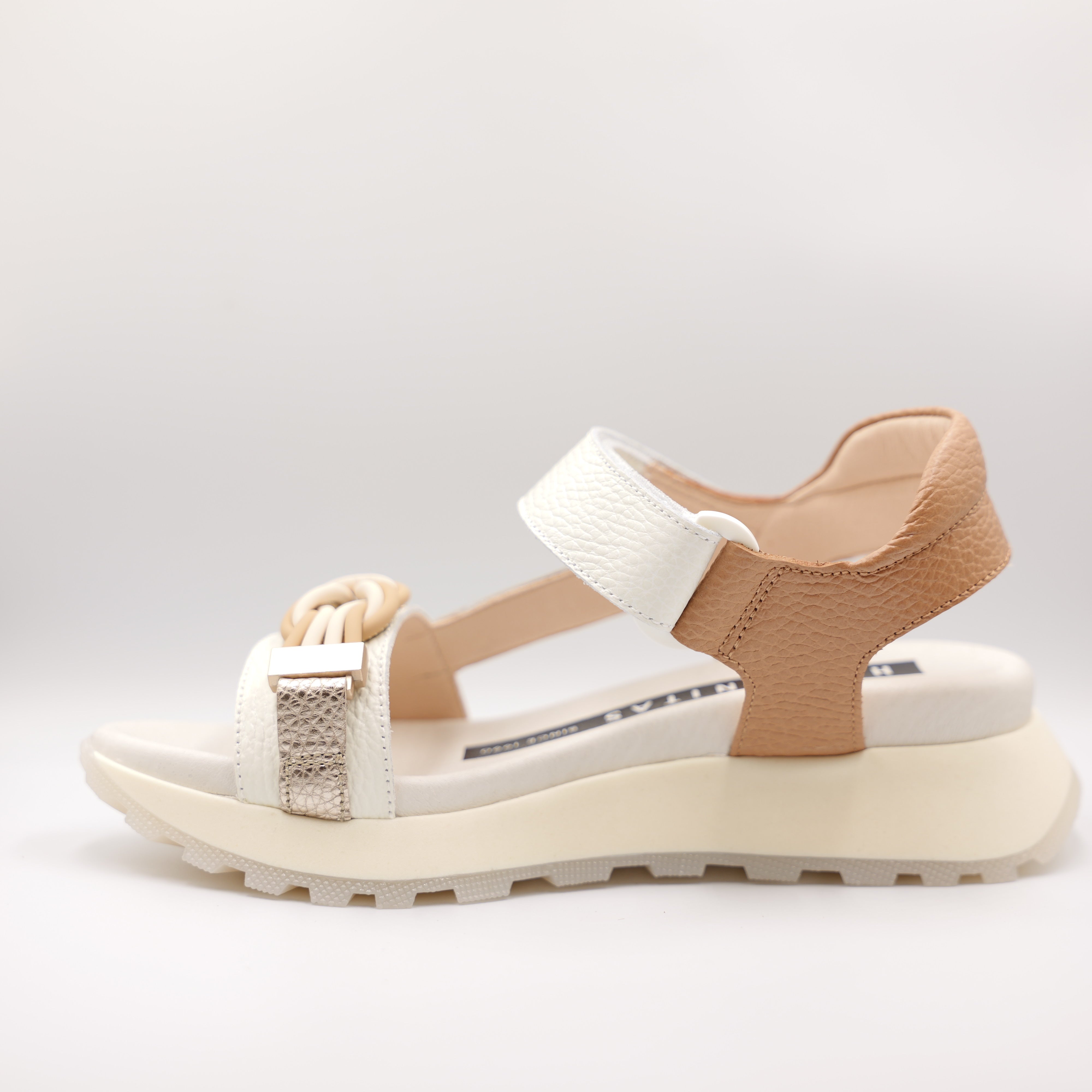 Hispanitas - Sandalo in pelle con strappo