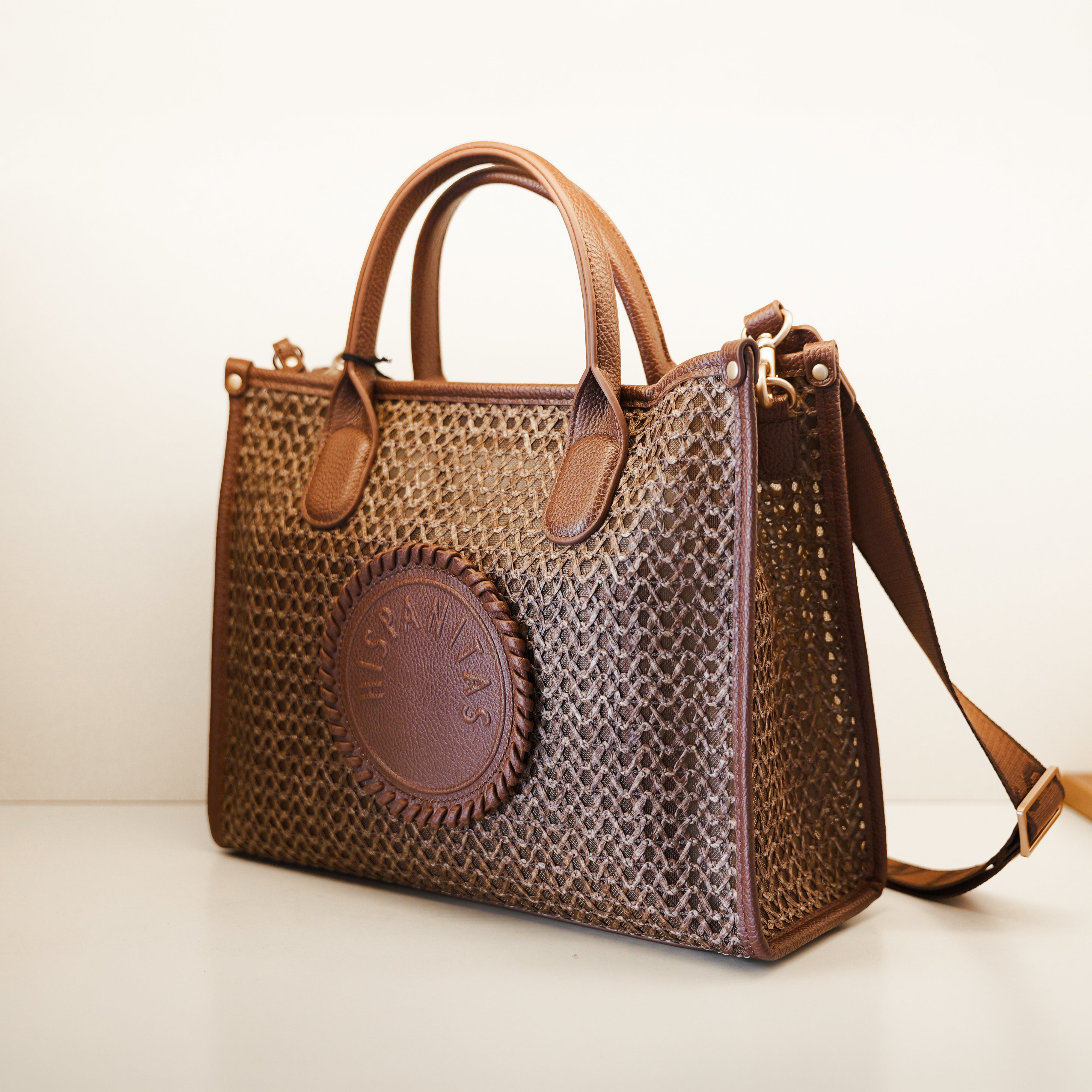 Hispanitas - Bosa in borsa pelle rafia