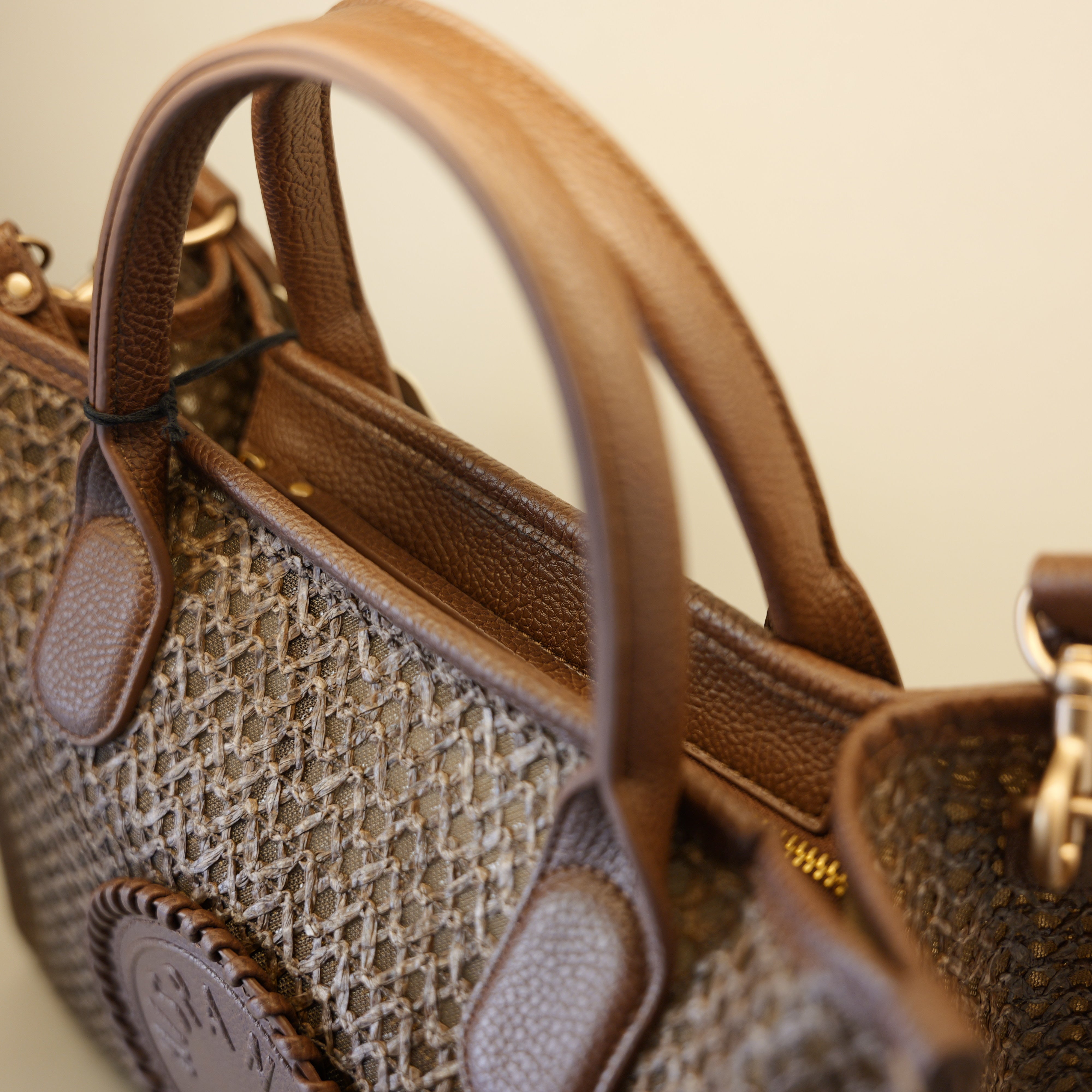 Hispanitas - Bosa in borsa pelle rafia