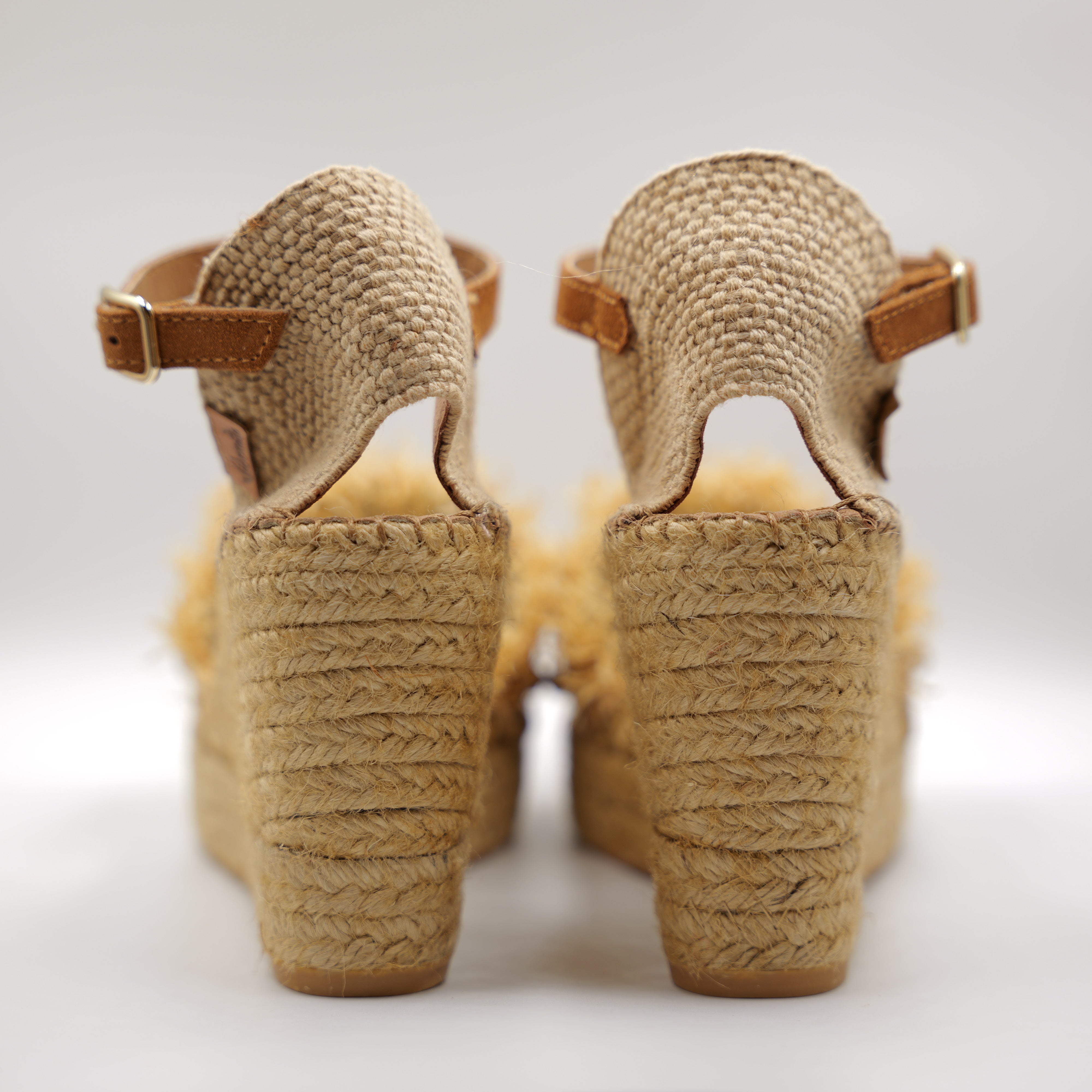 Vidorreta - Espadrillas in raffia con accessorio gioiello