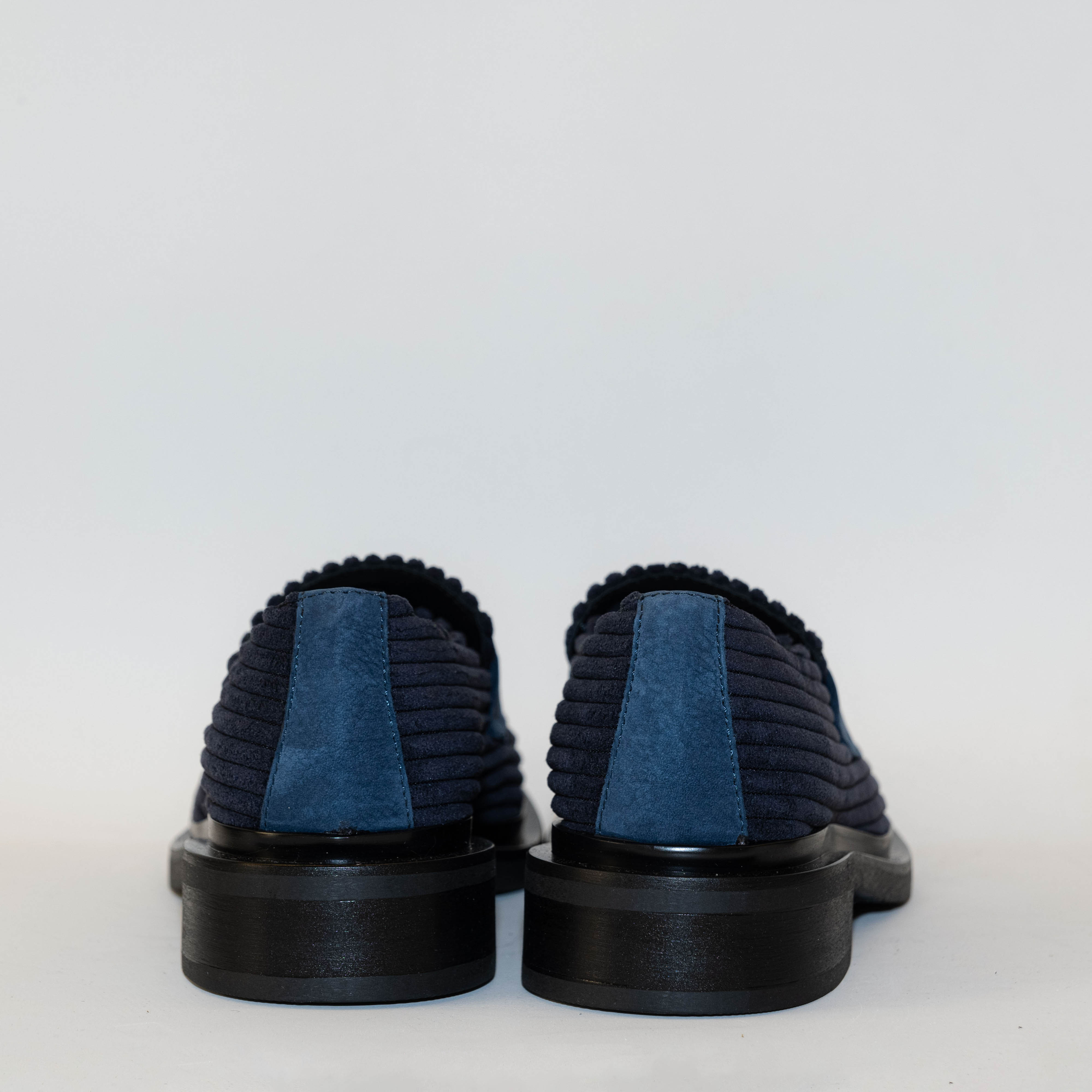 Civico quattordici - Mocassini in velluto fondo in gomma