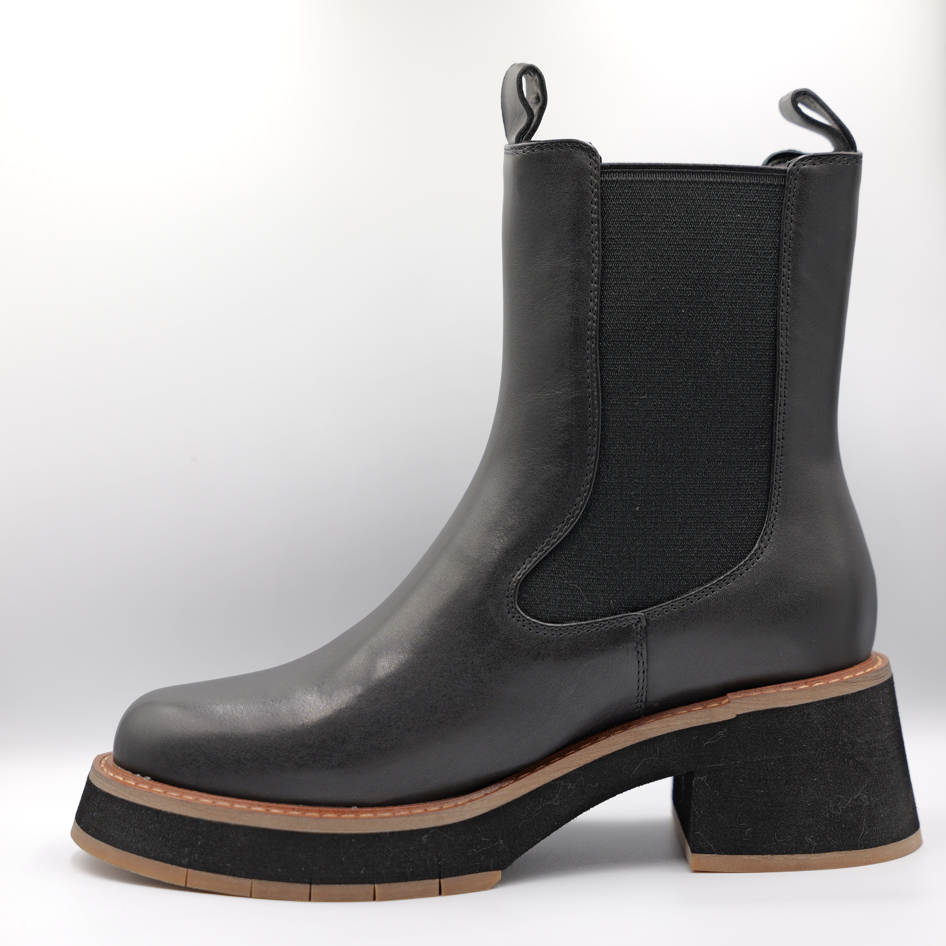 Miss Olivia - Stivaletti in pelle con elastici