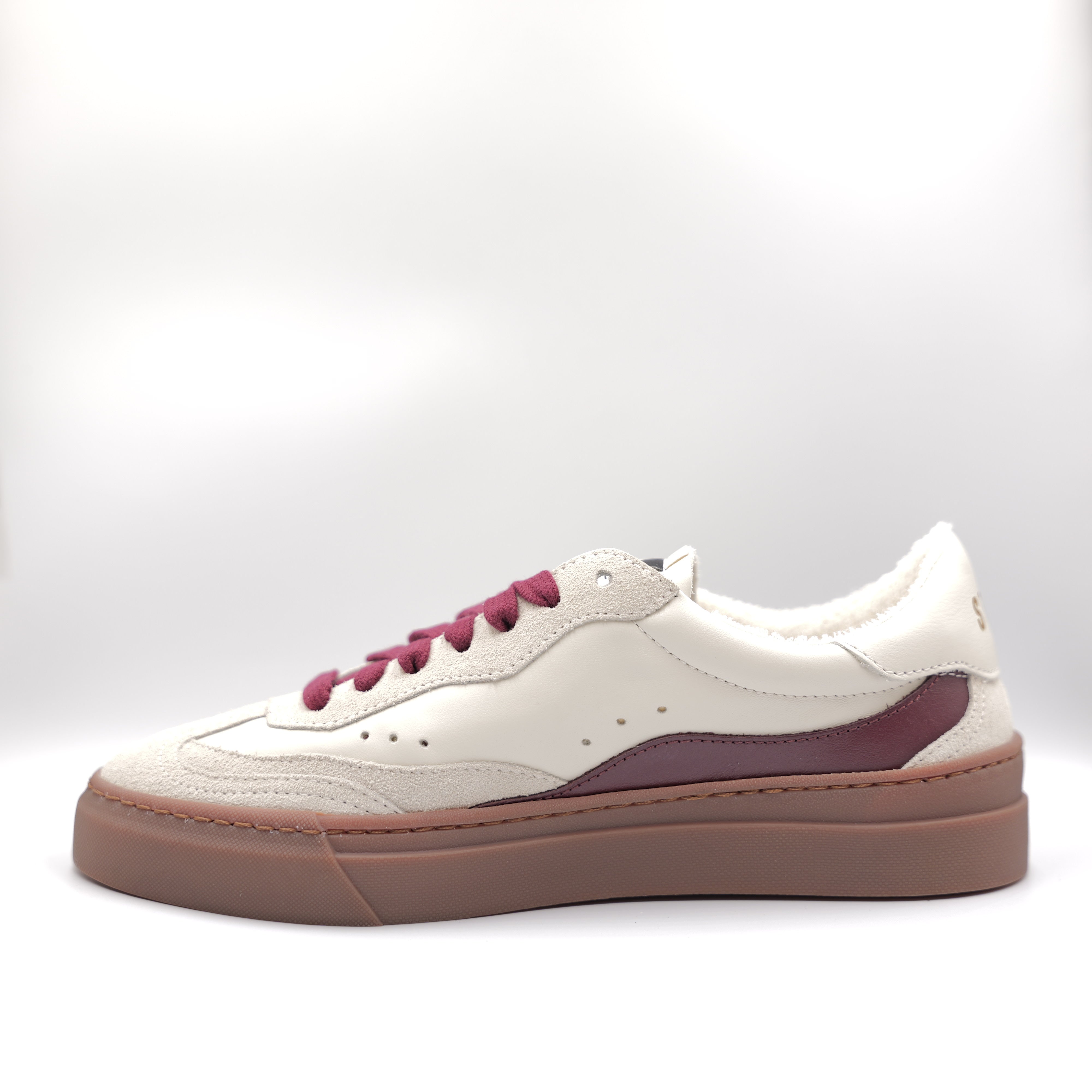 Stokton - Sneakers in pelle fondo in gomma