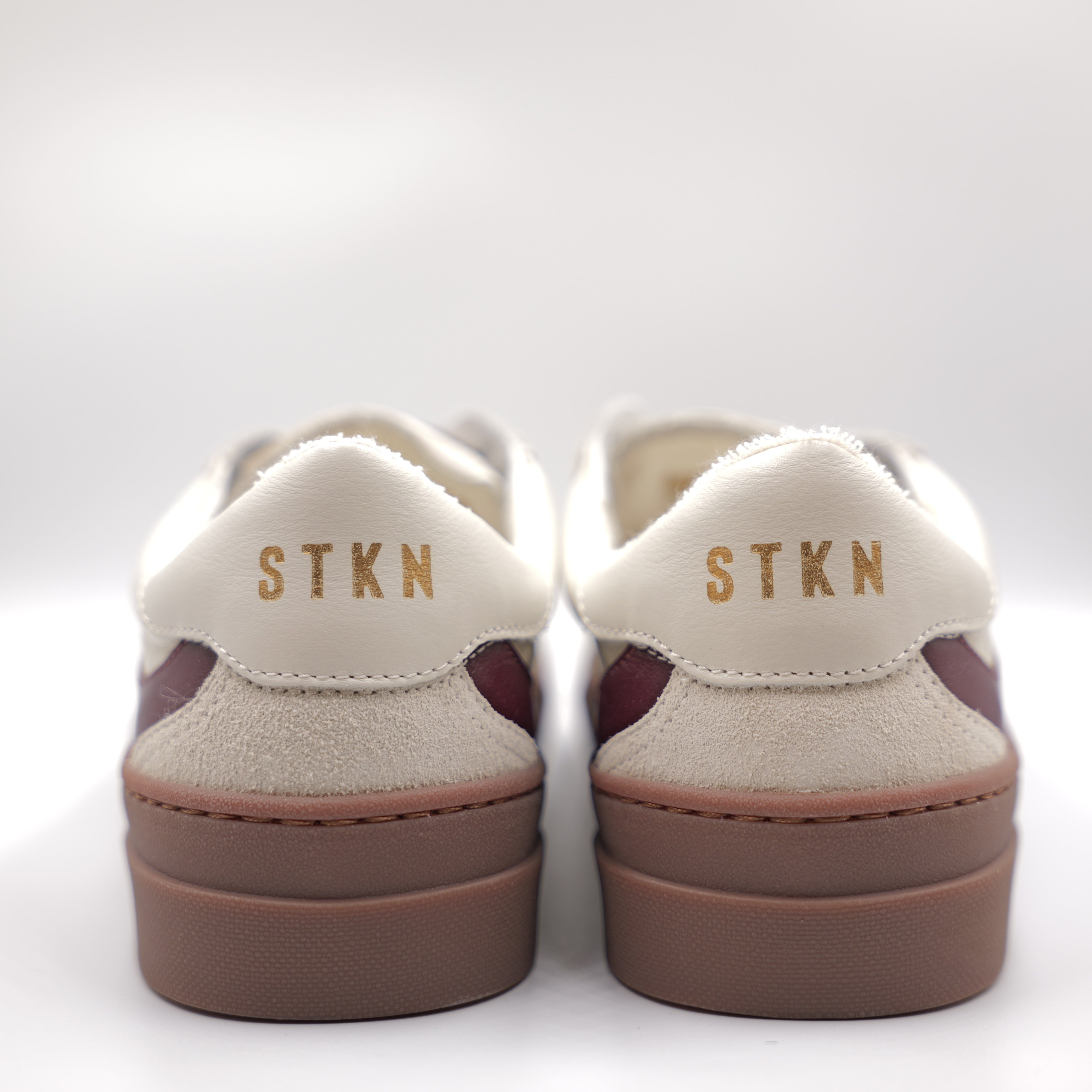 Stokton - Sneakers in pelle fondo in gomma