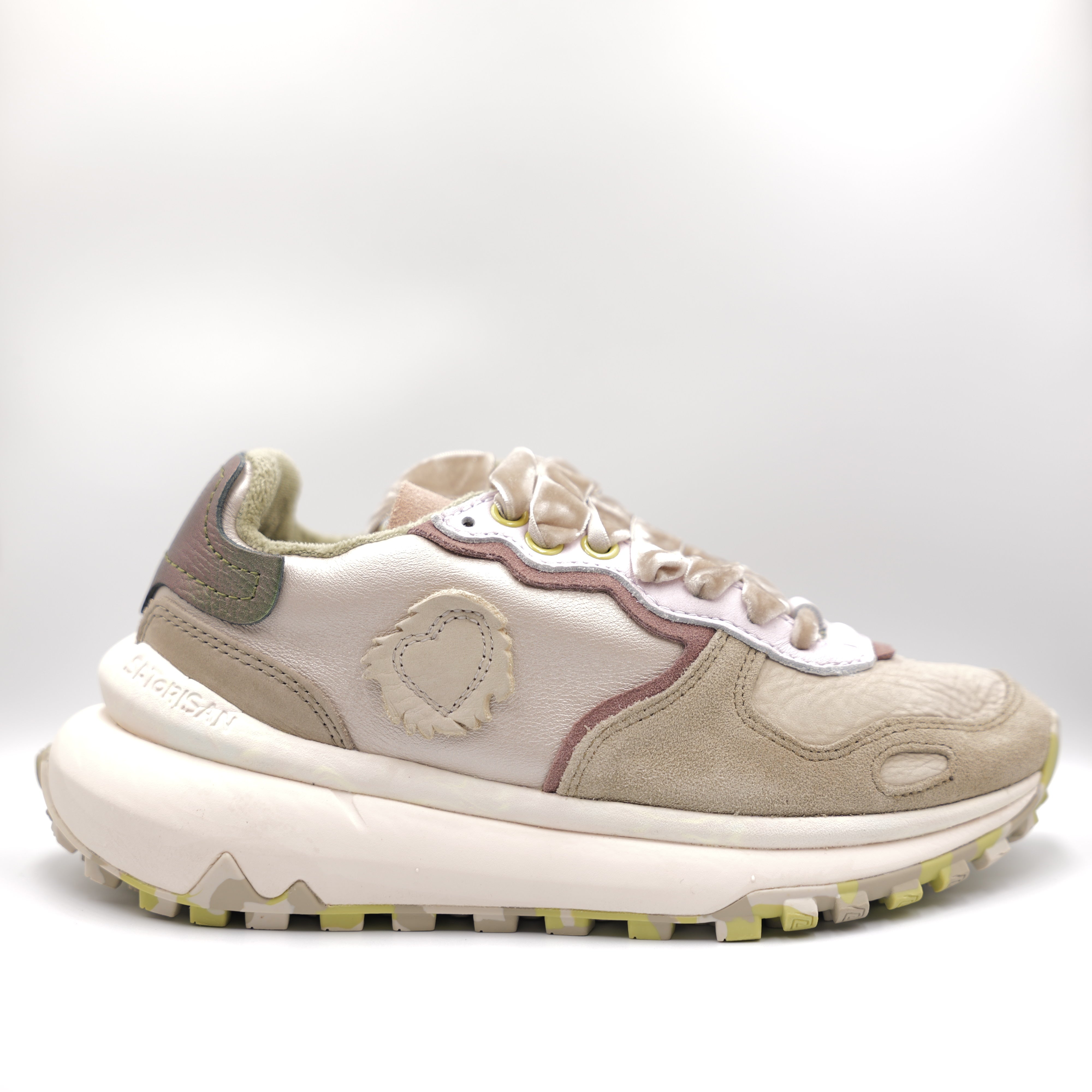 Satorisan - Sneakers in pelle e camoscio