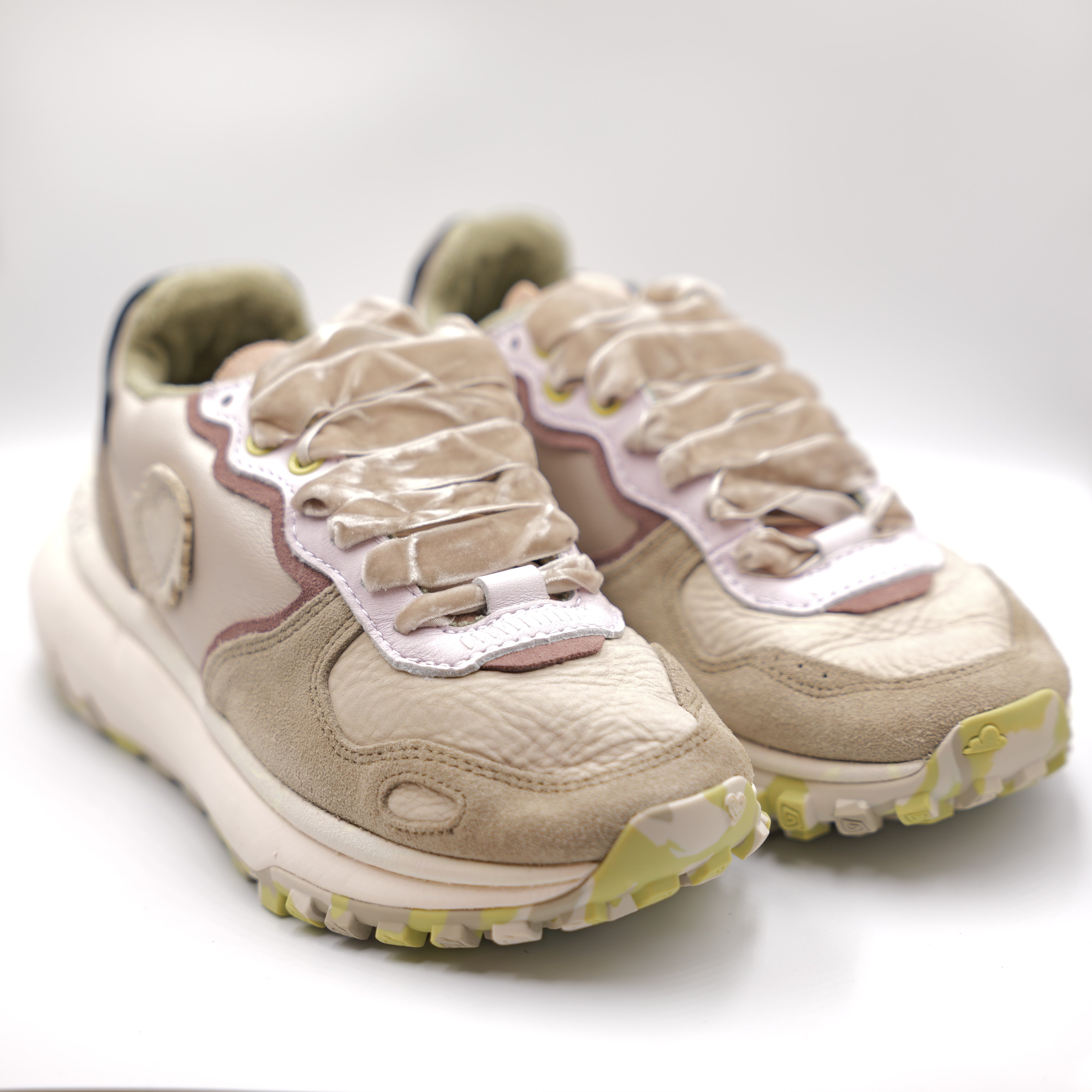 Satorisan - Sneakers in pelle e camoscio