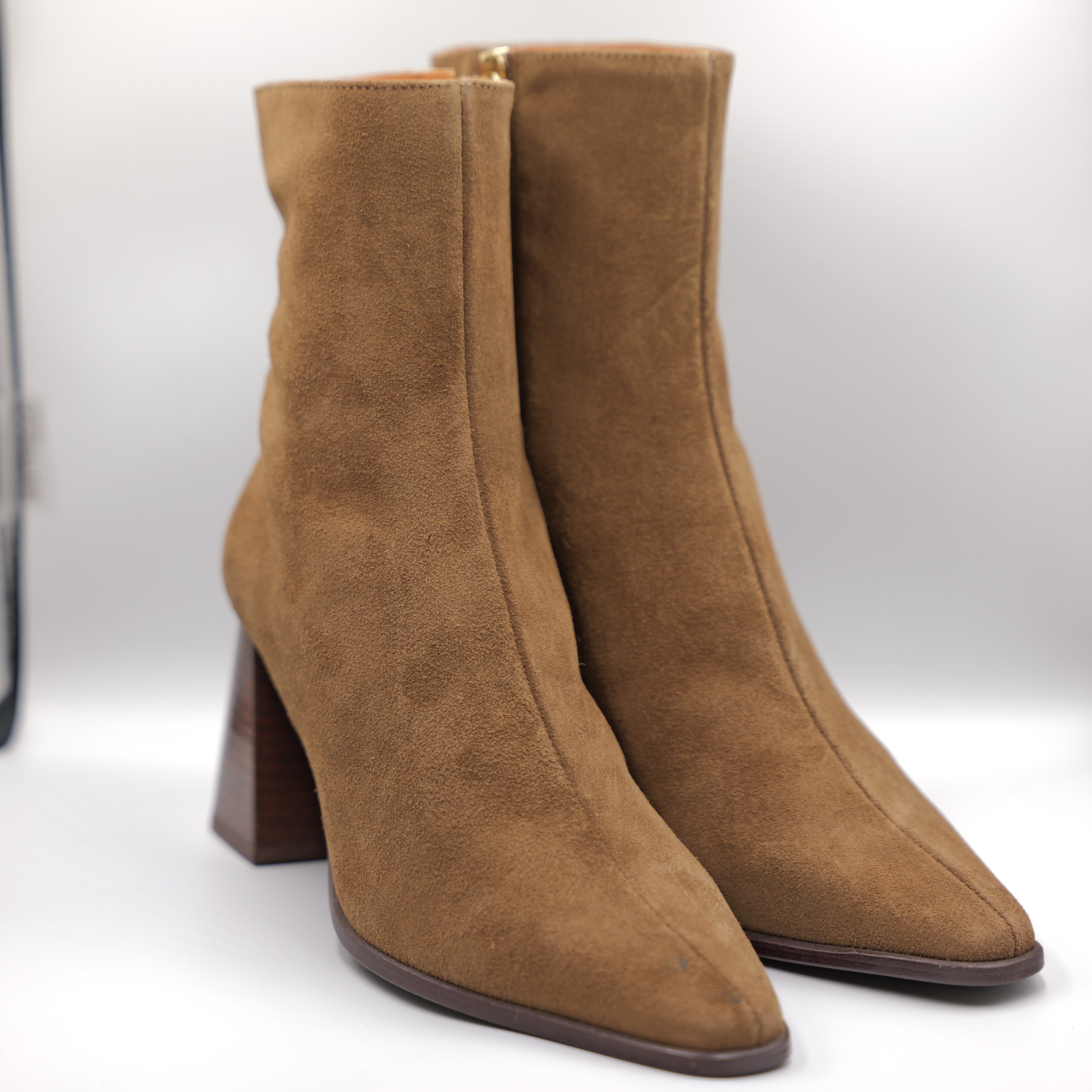 Angel Alarcon - Tronchetti in camoscio con zip