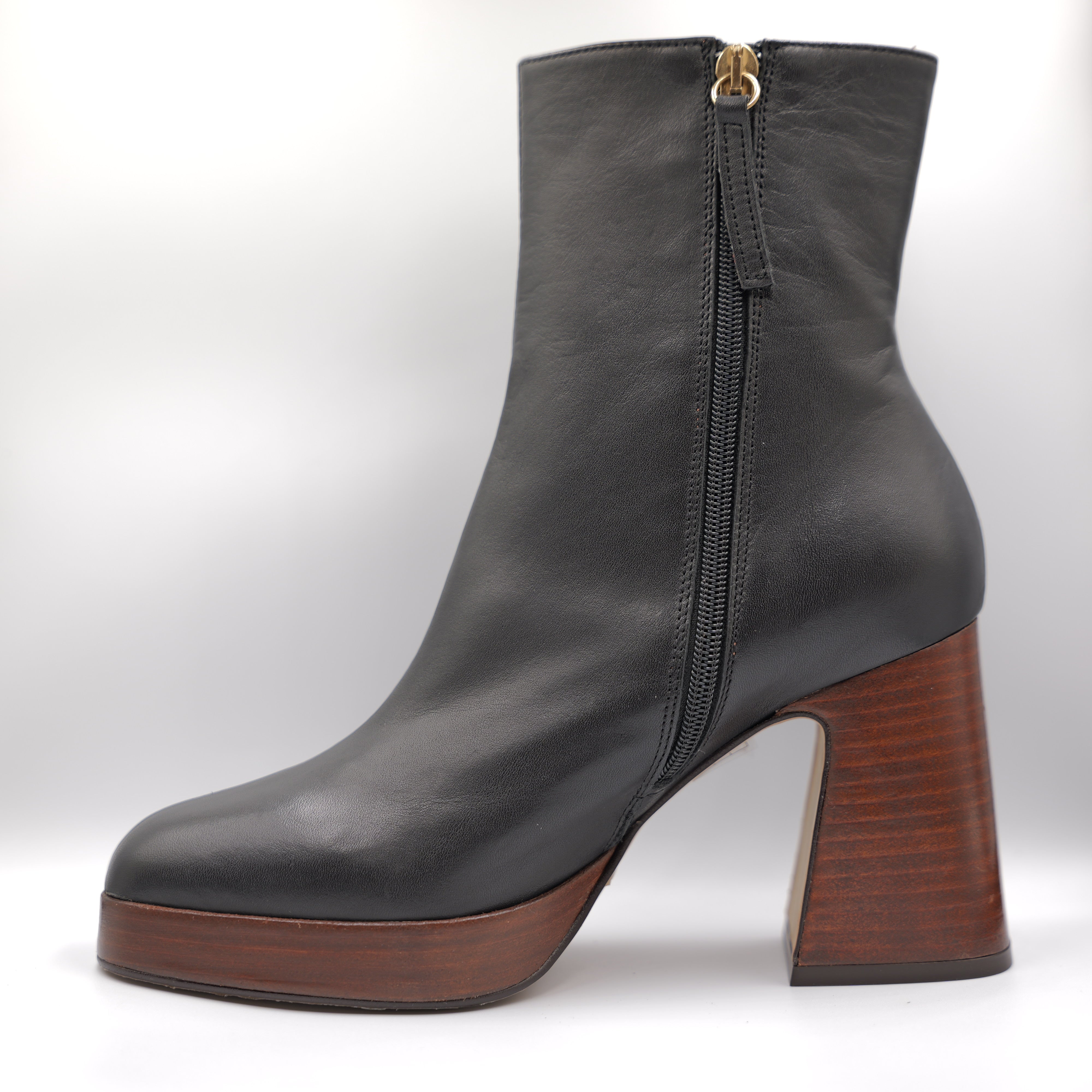 Angel Alarcon - Tronchetti in pelle con zip