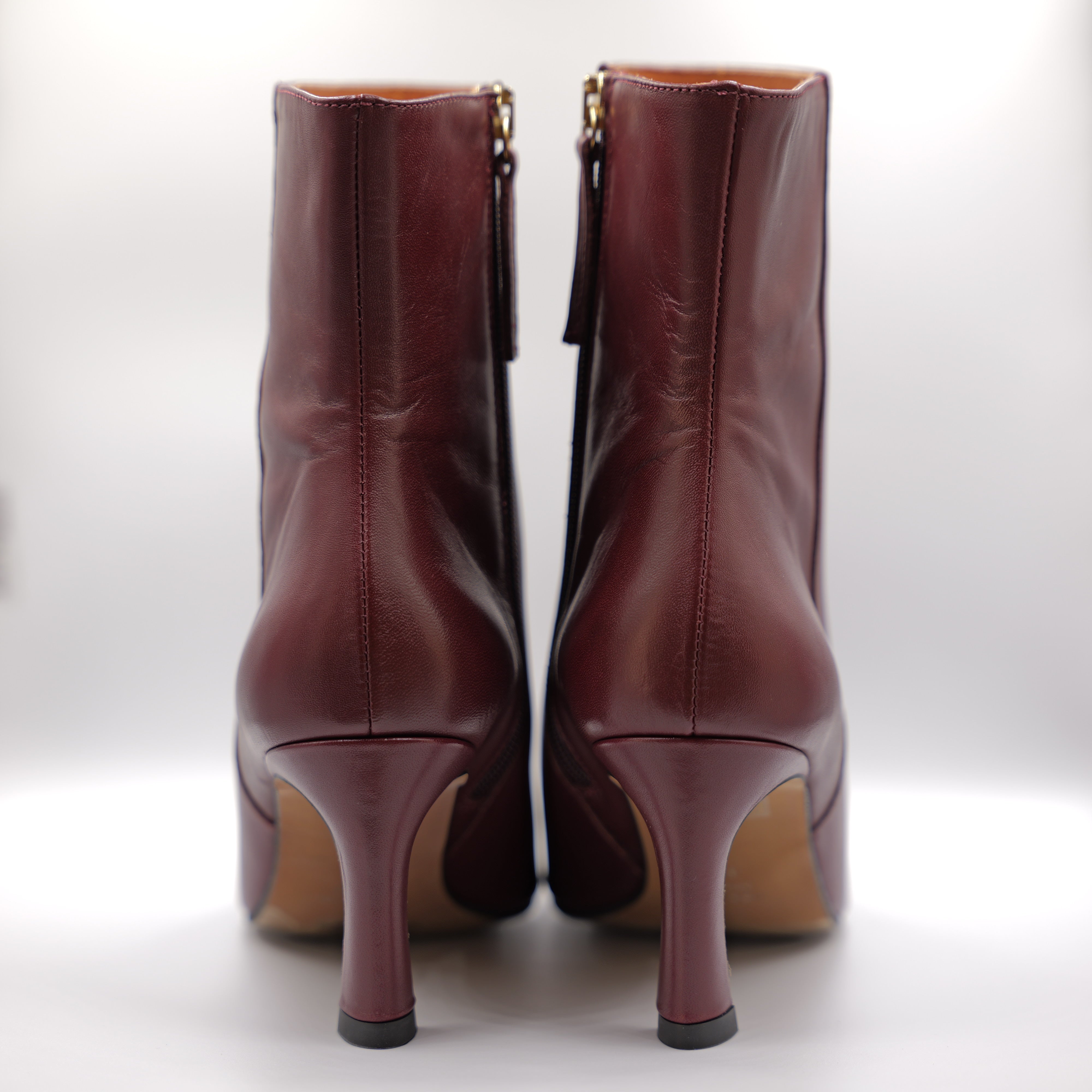 Angel Alarcon - Tronchetti in pelle con zip