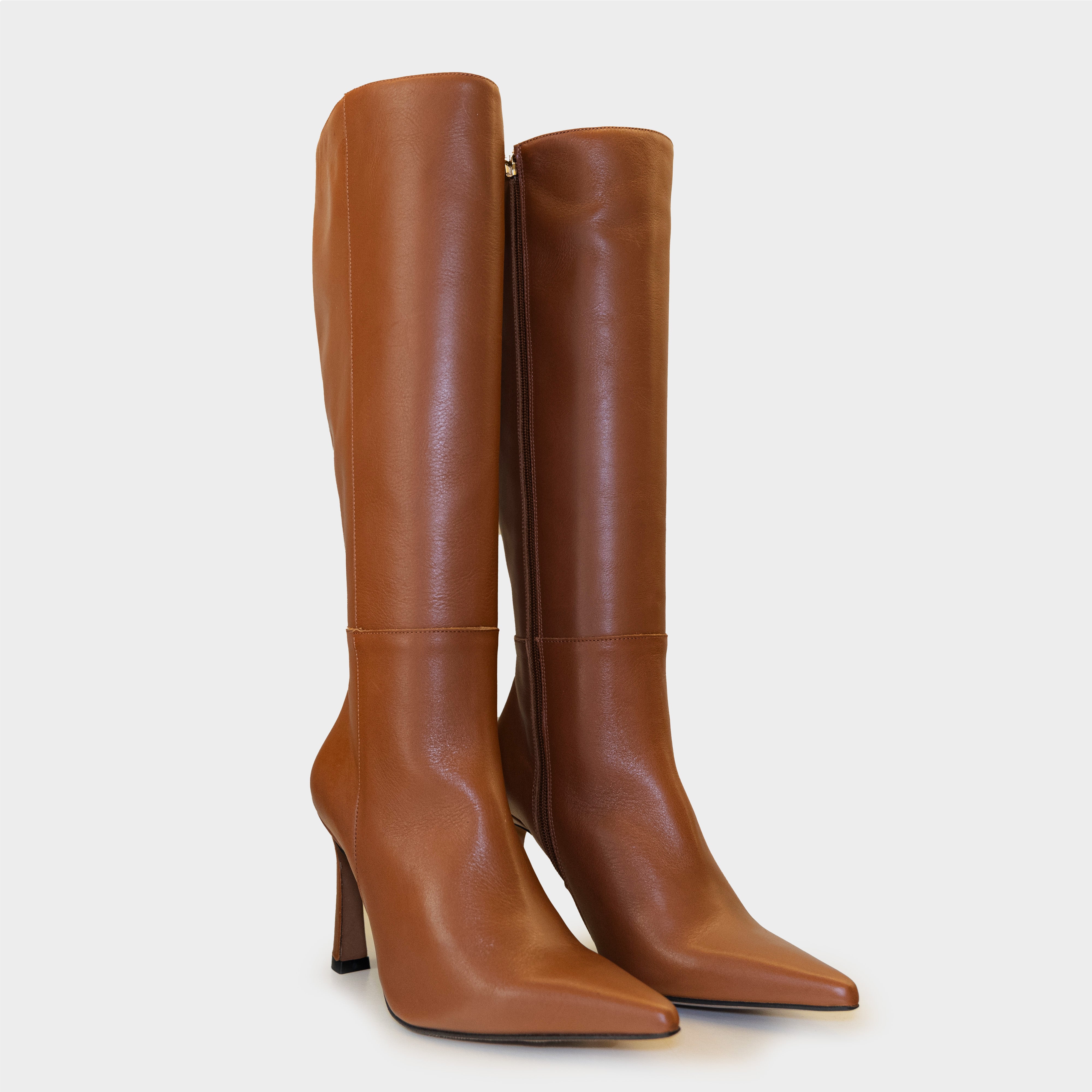 Angel Alarcon - Stivali in pelle a punta con zip