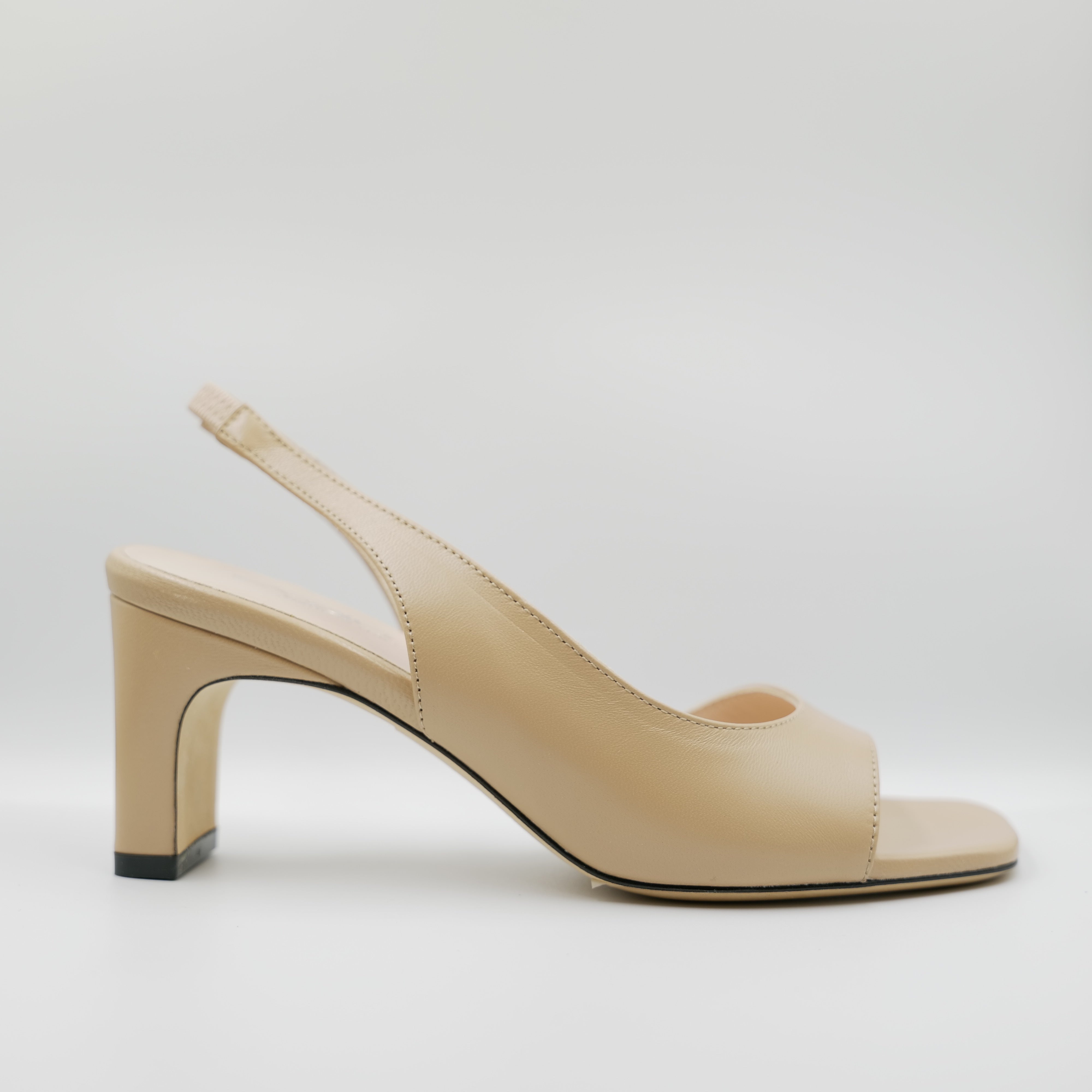 Evaluna - Sandali in pelle con elastici